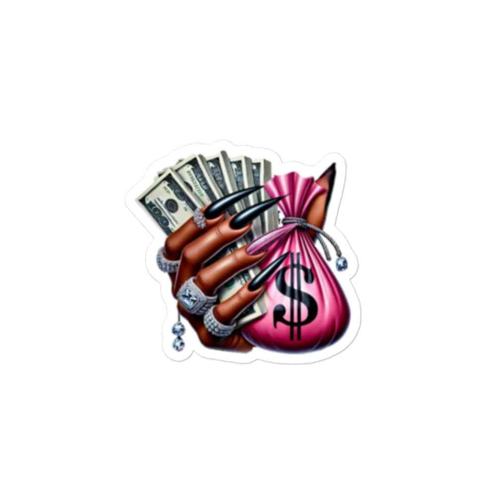 Cash Money Bubble-free stickers Pretty Junkie Apparel