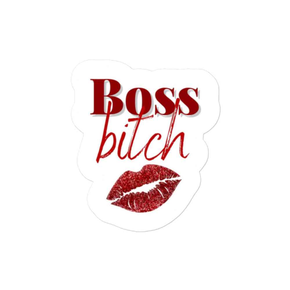 Boss Bih Bubble-free stickers Pretty Junkie Apparel