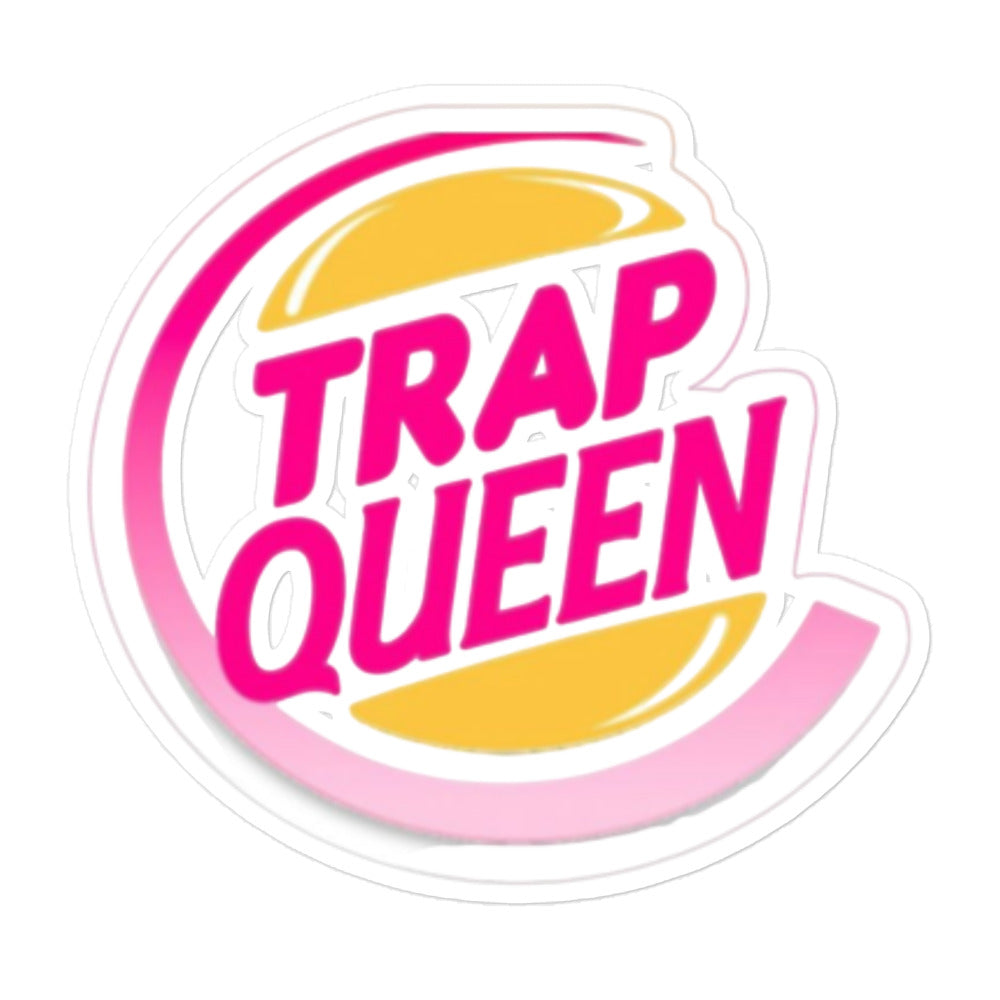 Trap Queen Bubble-free stickers Pretty Junkie Apparel