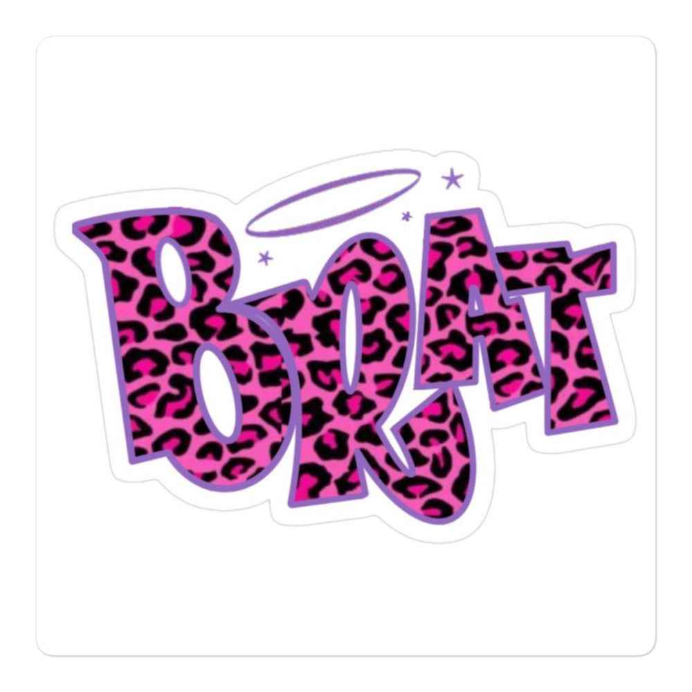 Brat Bubble-free stickers Pretty Junkie Apparel