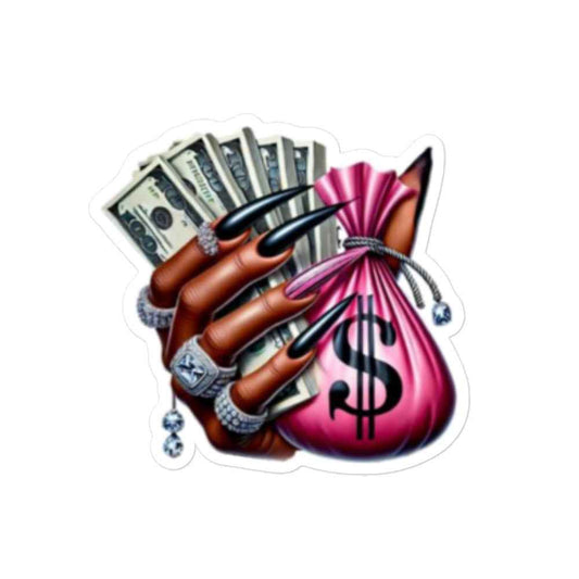 Cash Money Bubble-free stickers Pretty Junkie Apparel