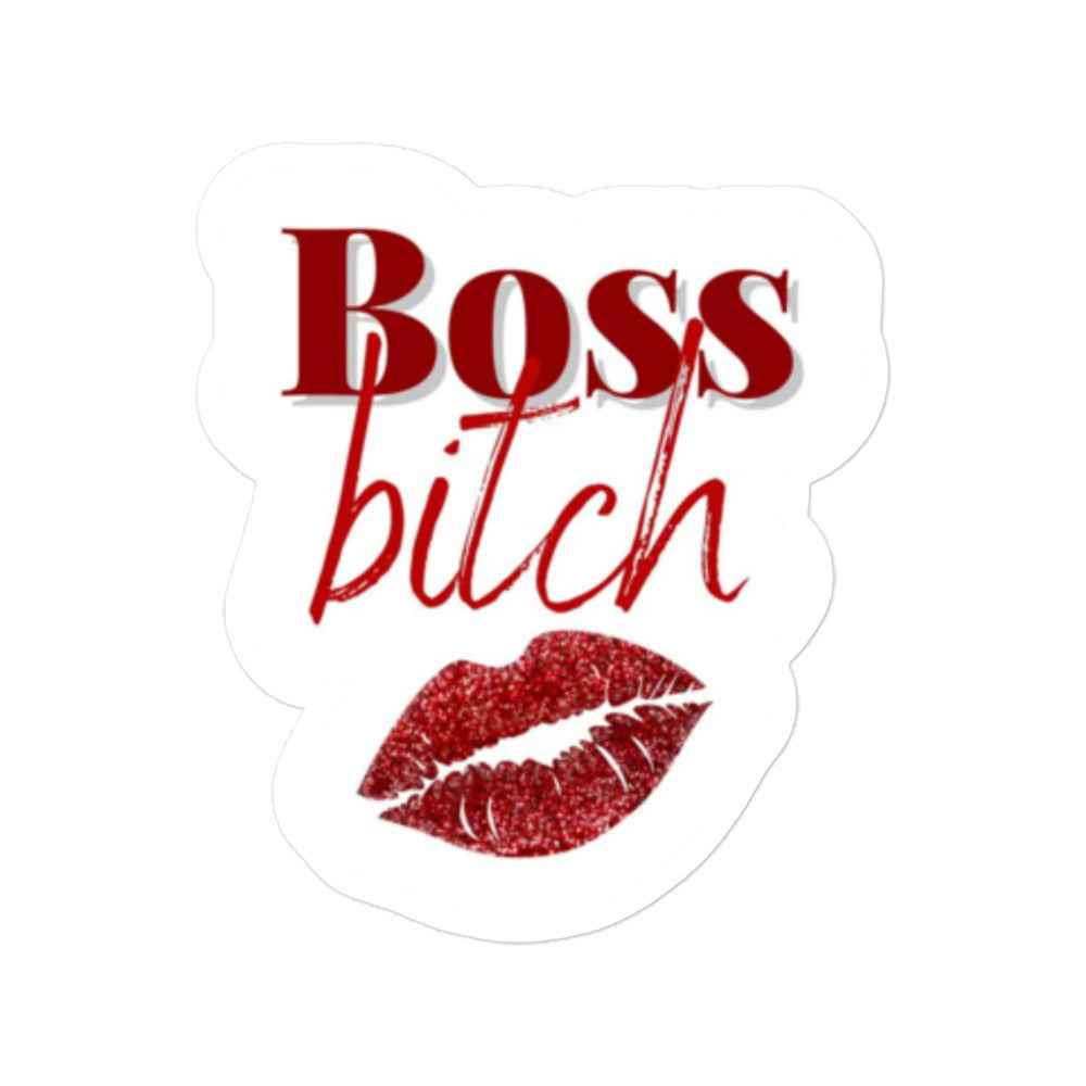 Boss Bih Bubble-free stickers Pretty Junkie Apparel