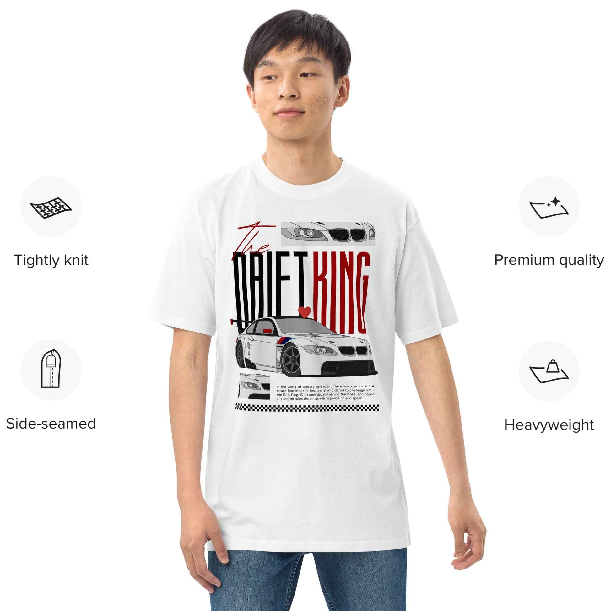 DriftKing Premium Heavyweight Tee - Pretty Junkie Apparel