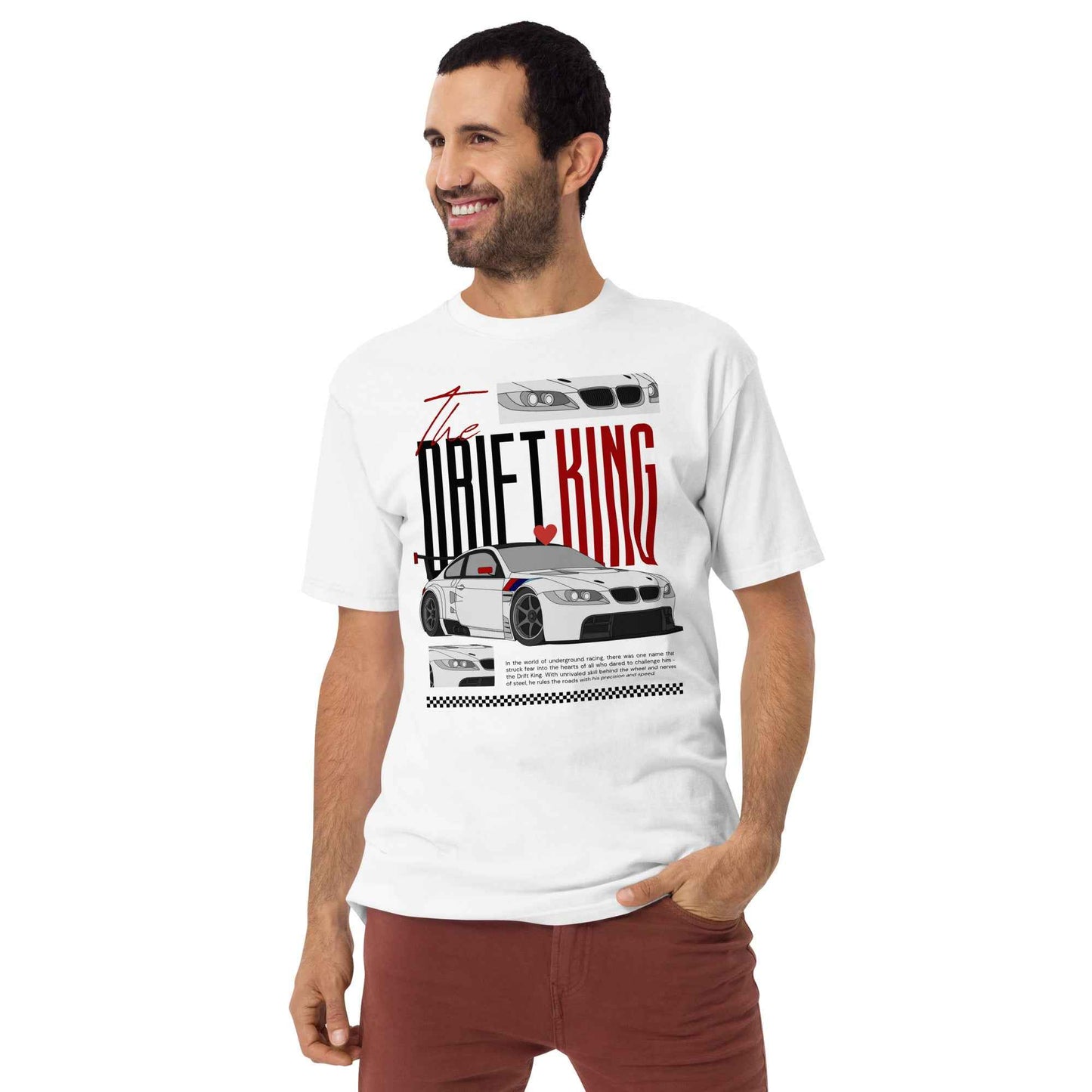 DriftKing Premium Heavyweight Tee - Pretty Junkie Apparel