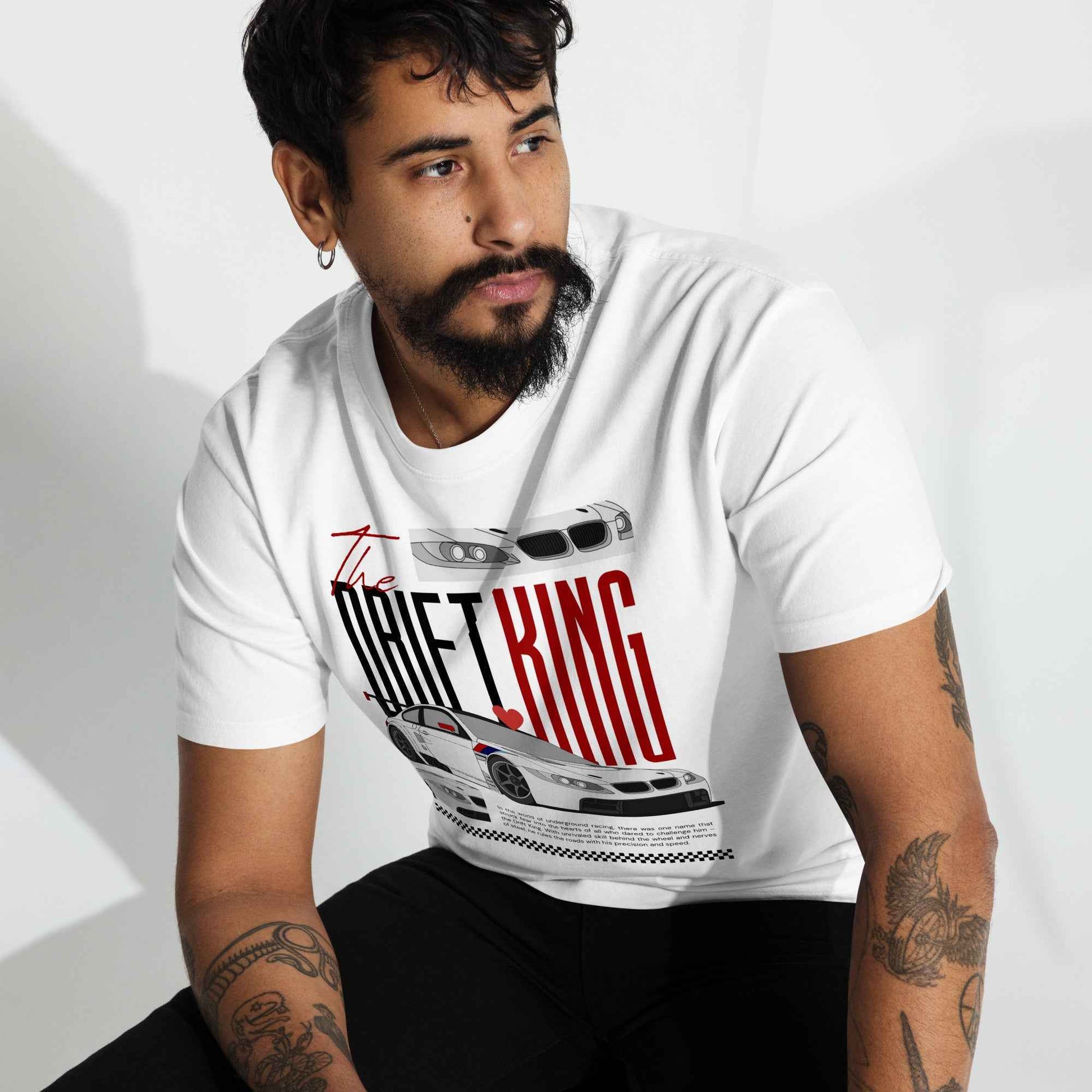 DriftKing Premium Heavyweight Tee - Pretty Junkie Apparel