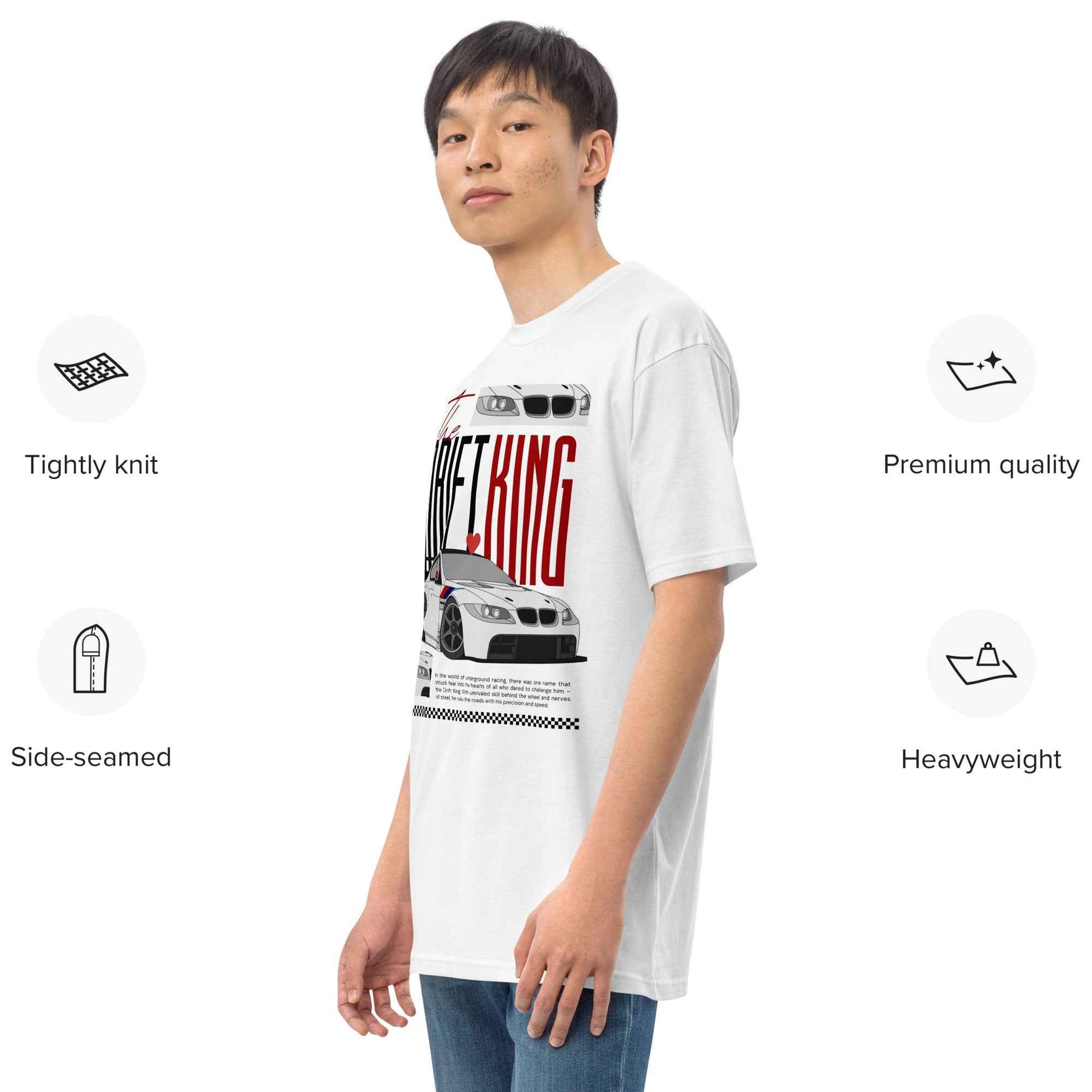DriftKing Premium Heavyweight Tee - Pretty Junkie Apparel
