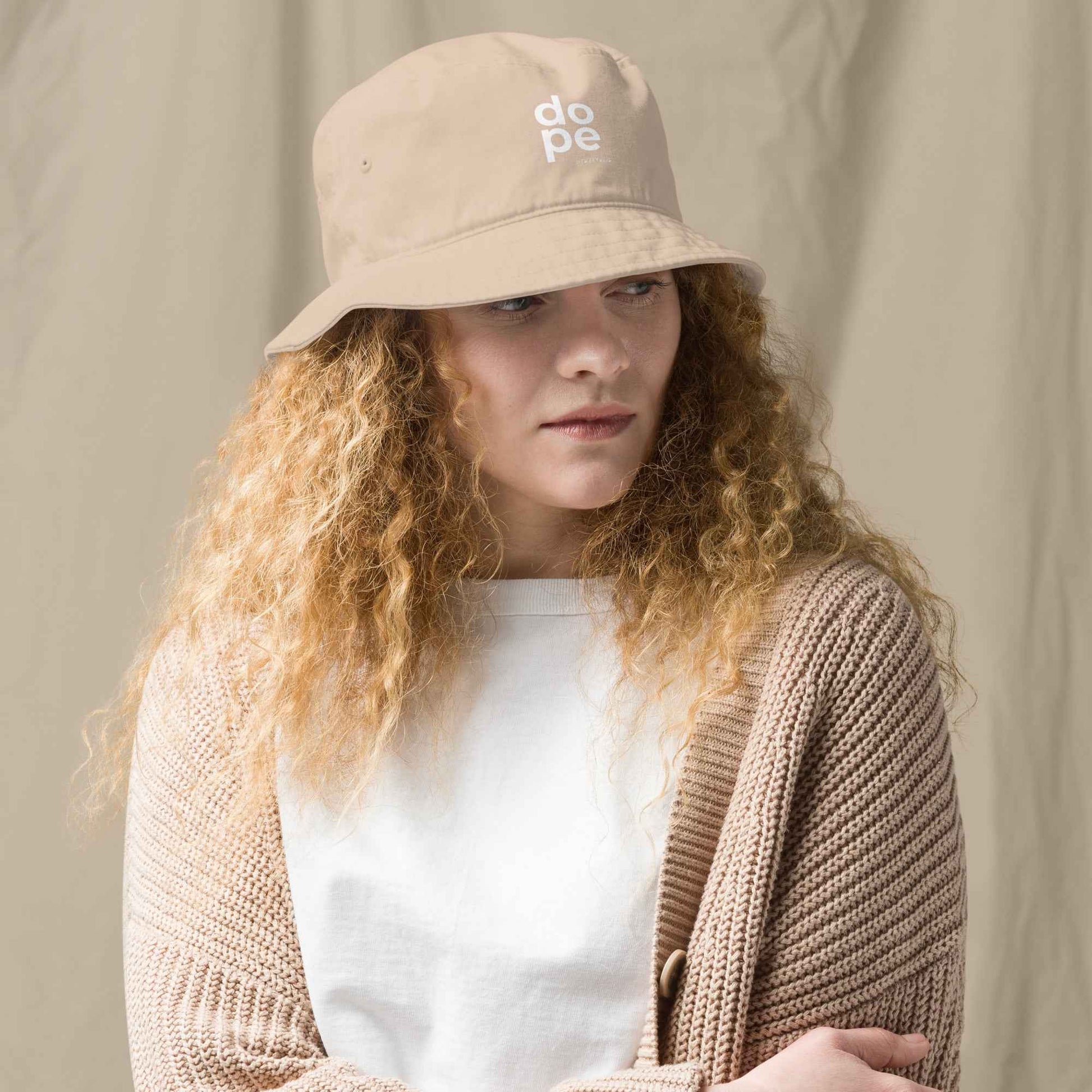 DOPE by PrettyJunkie Organic Bucket Hat Pretty Junkie Apparel
