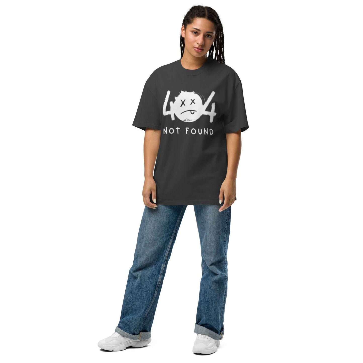 Error Alert Oversized Faded Tee - Pretty Junkie Apparel