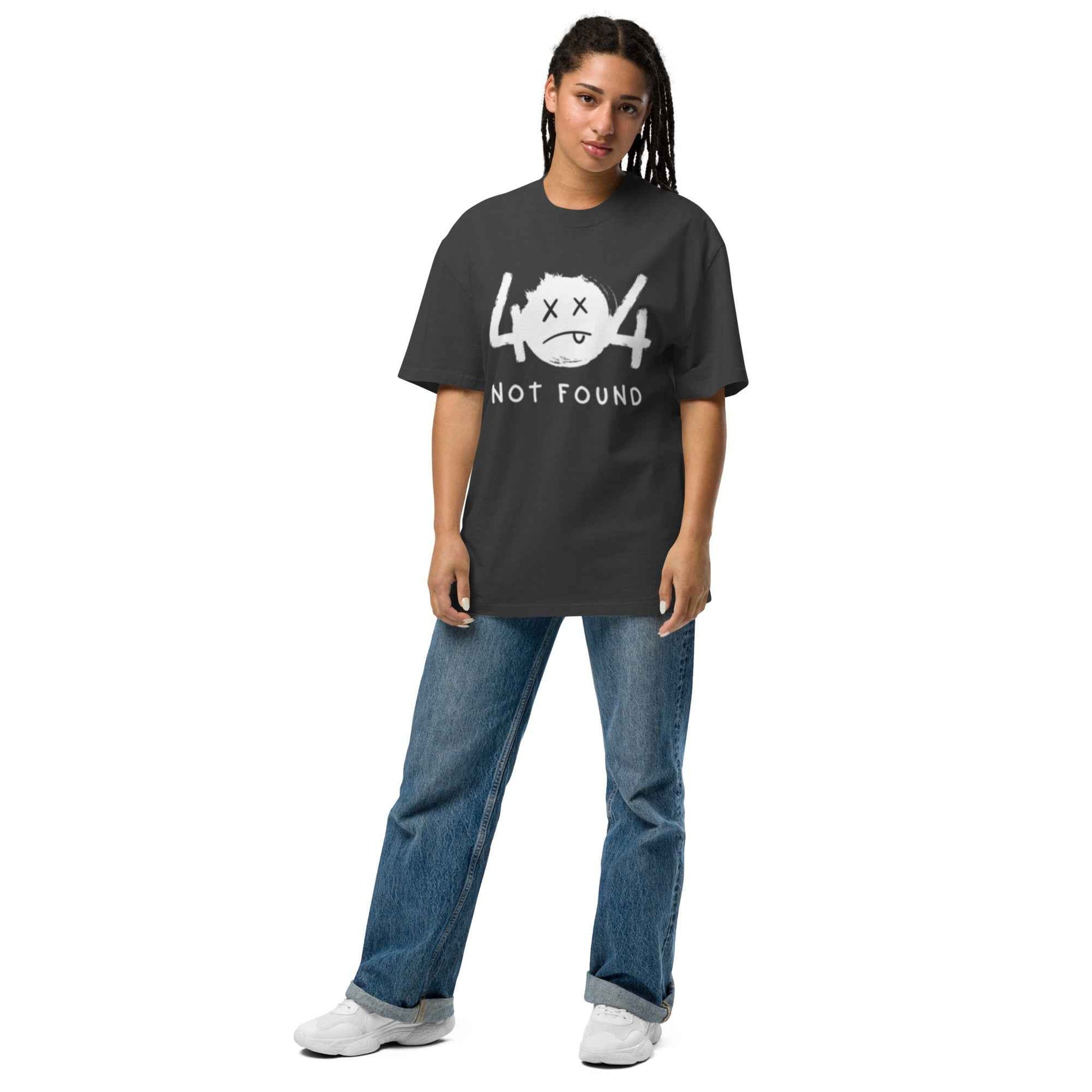 Error Alert Oversized Faded Tee - Pretty Junkie Apparel