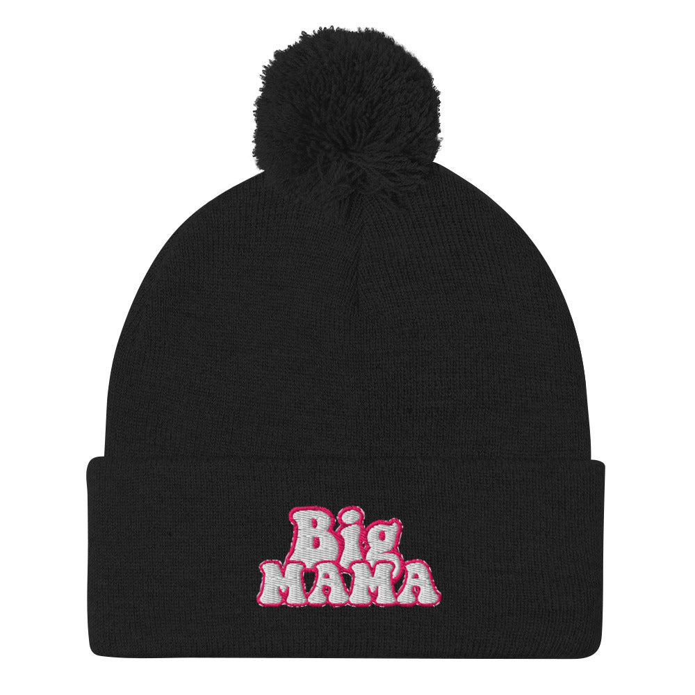 They Call Me "BigMama" Pom-Pom Beanie Pretty Junkie Apparel