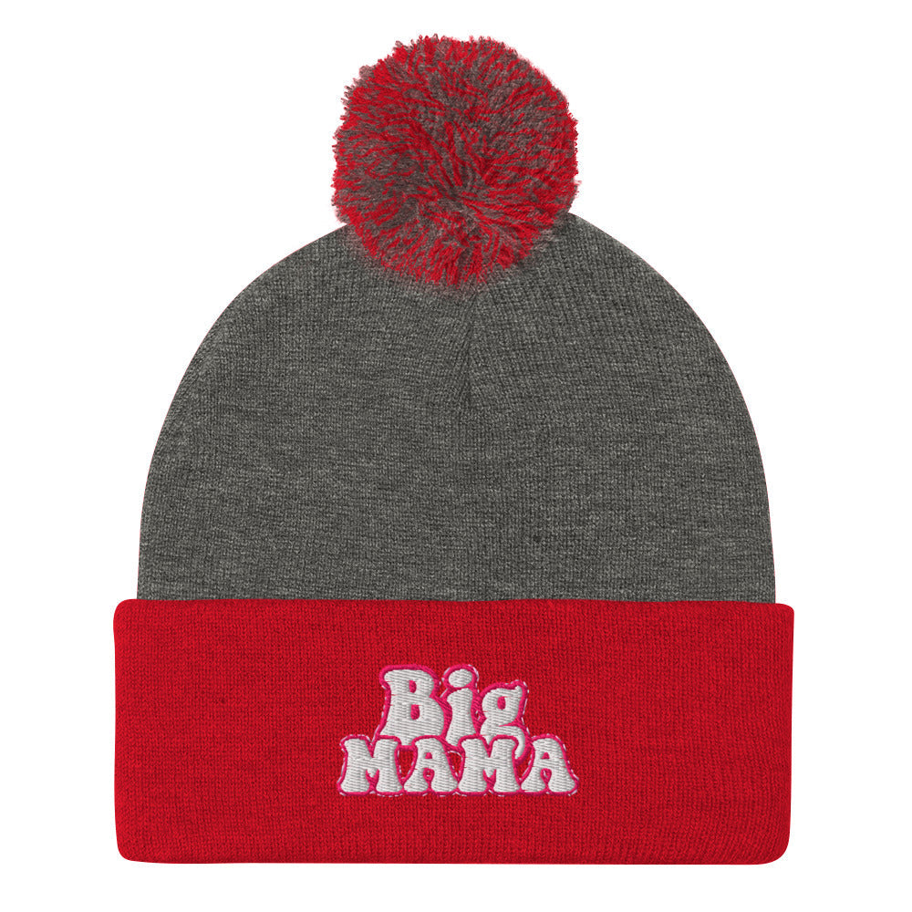They Call Me "BigMama" Pom-Pom Beanie Pretty Junkie Apparel