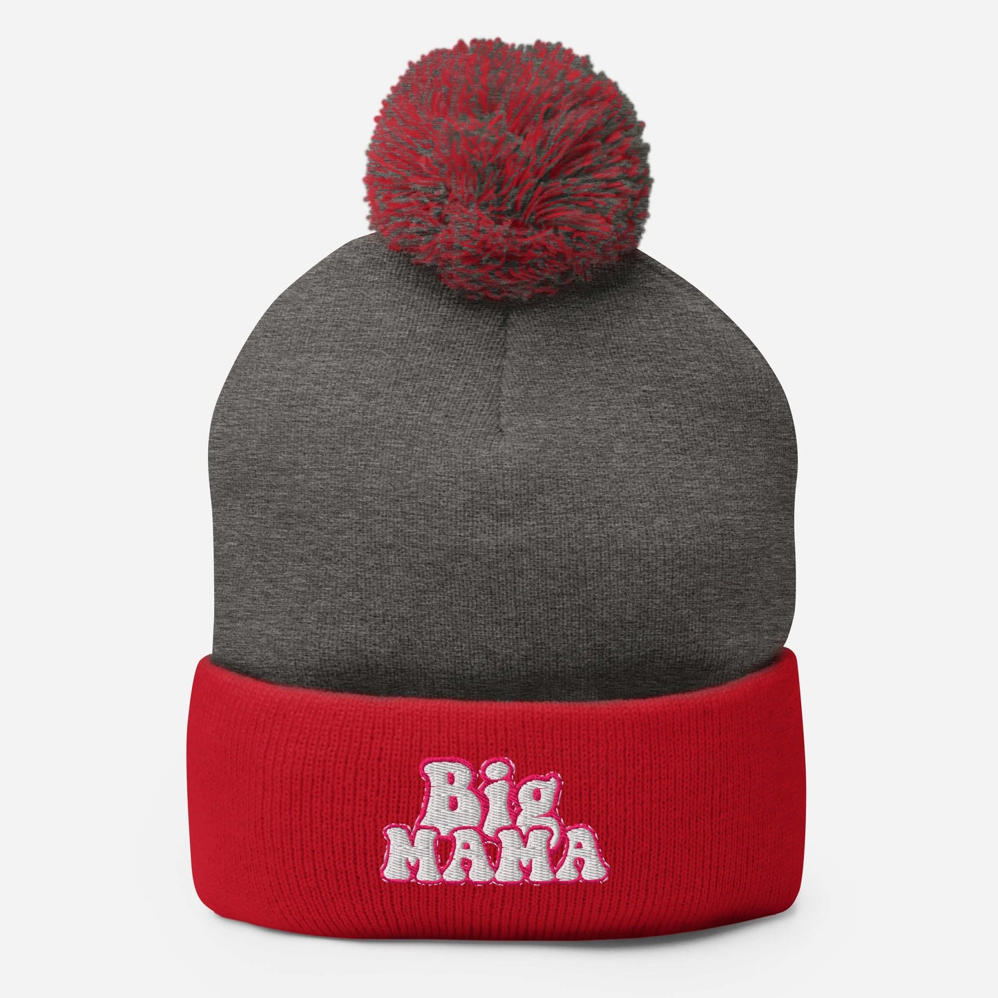They Call Me "BigMama" Pom-Pom Beanie Pretty Junkie Apparel