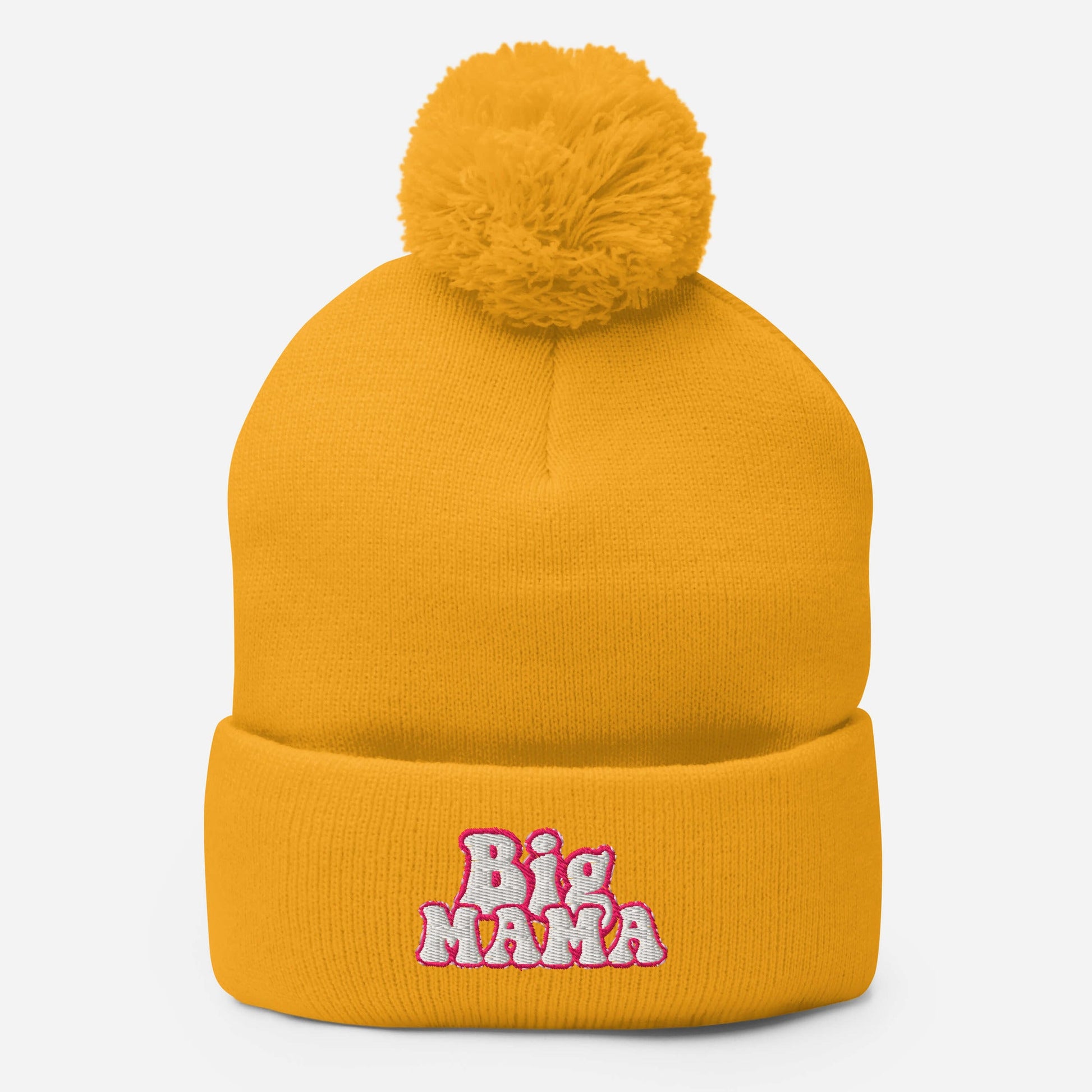 They Call Me "BigMama" Pom-Pom Beanie Pretty Junkie Apparel