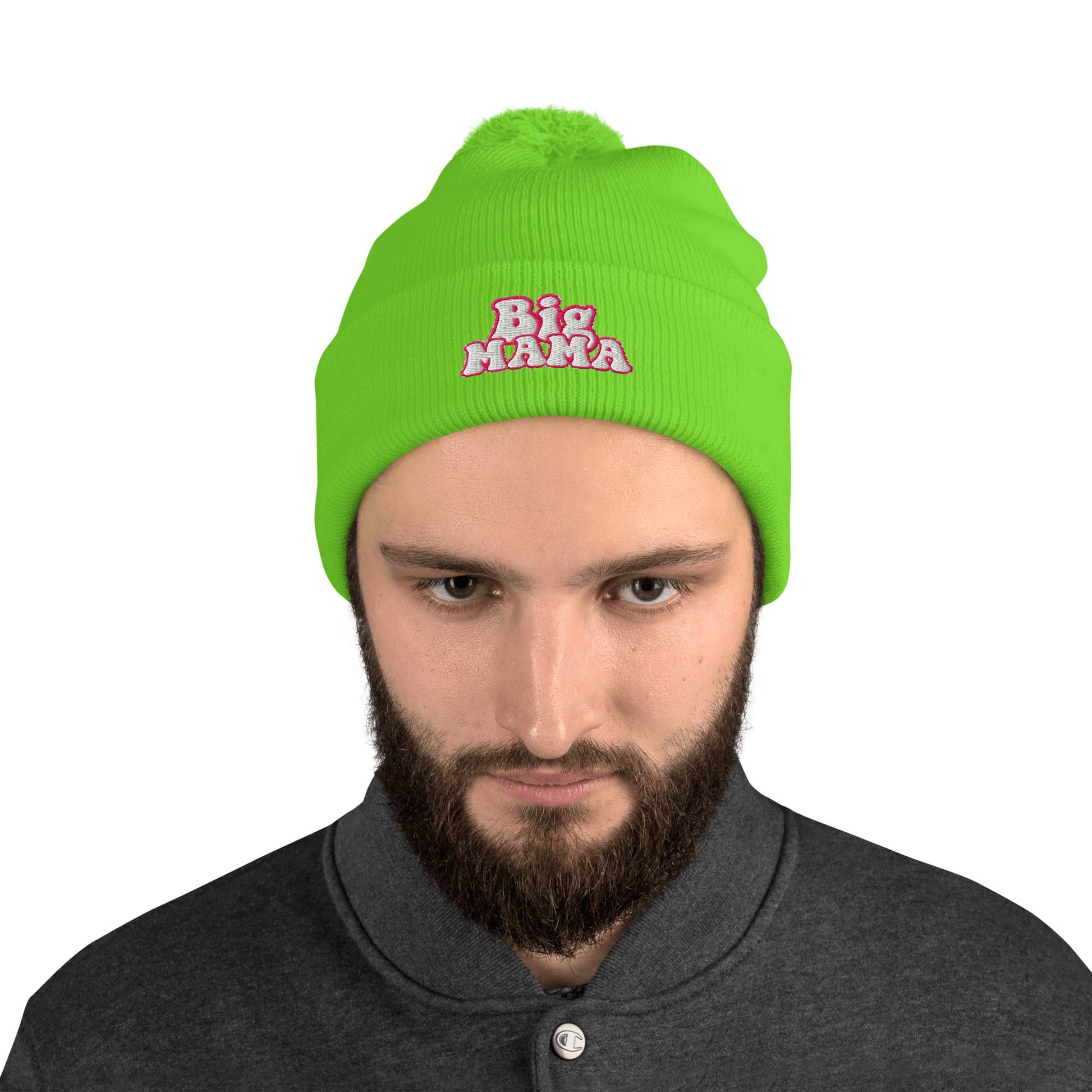 They Call Me "BigMama" Pom-Pom Beanie Pretty Junkie Apparel