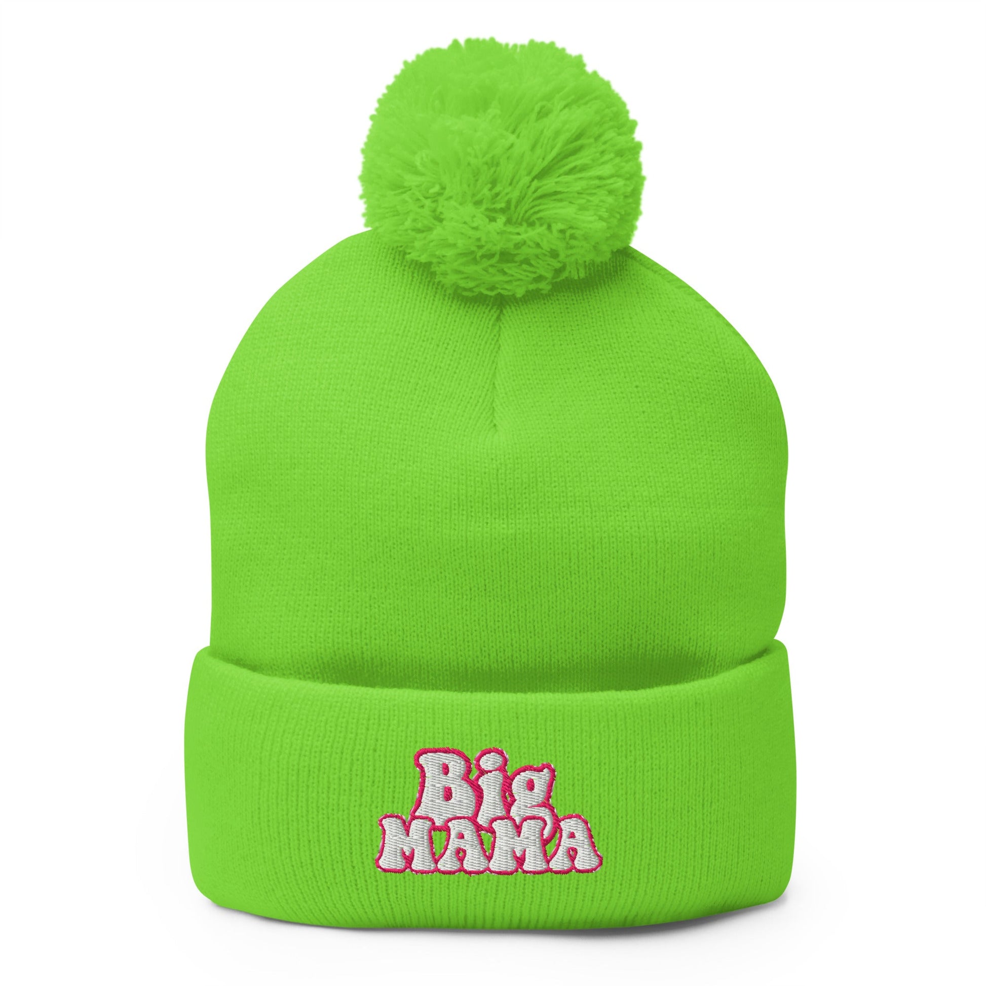 They Call Me "BigMama" Pom-Pom Beanie Pretty Junkie Apparel