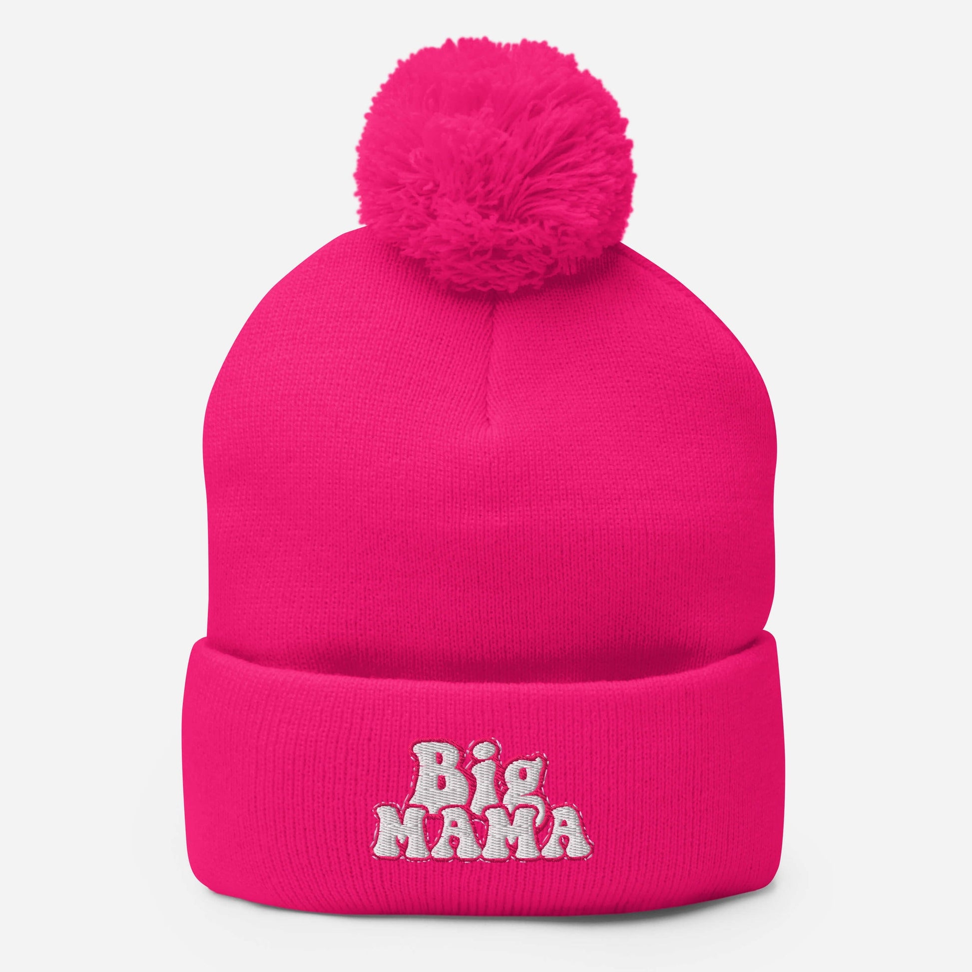 They Call Me "BigMama" Pom-Pom Beanie Pretty Junkie Apparel