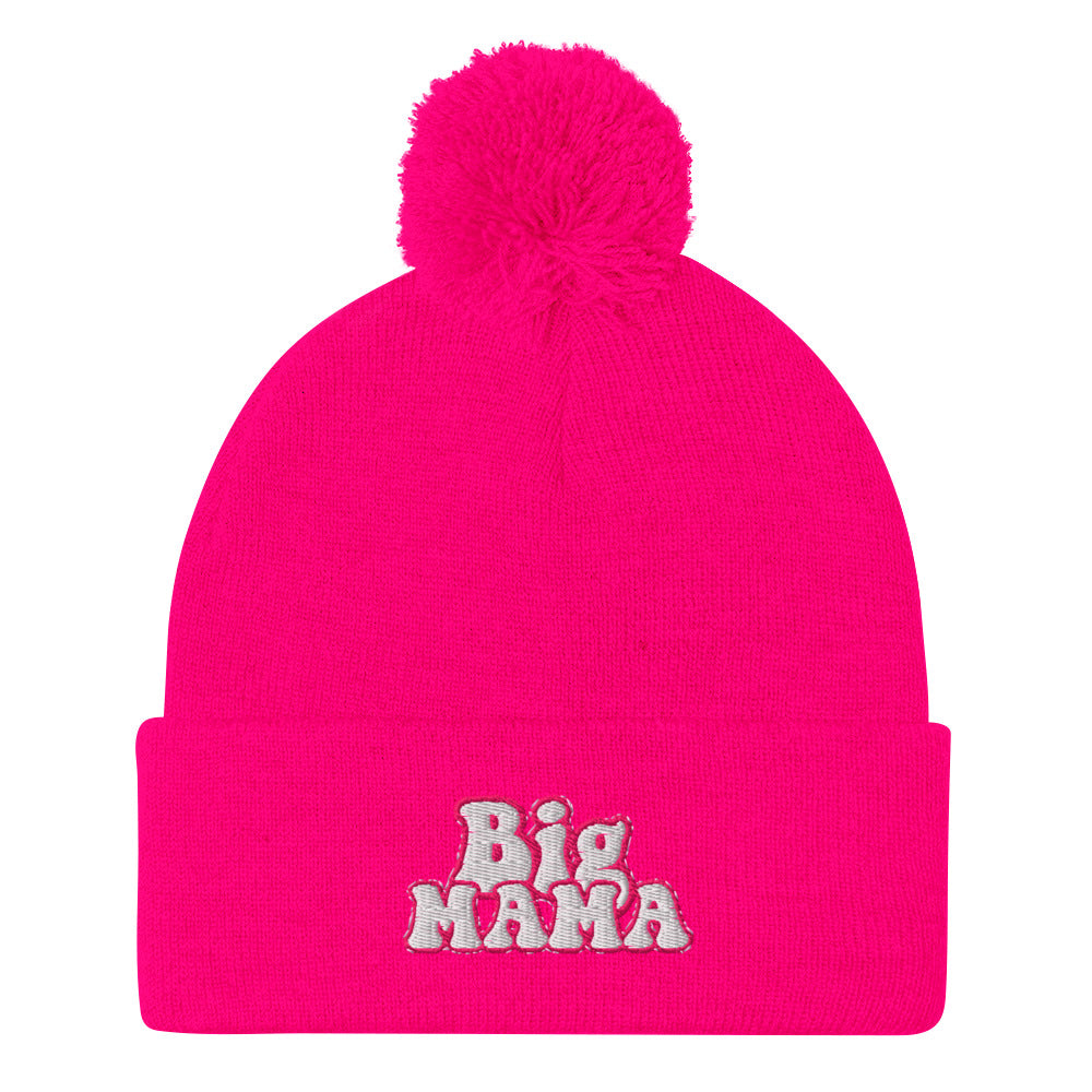 They Call Me "BigMama" Pom-Pom Beanie Pretty Junkie Apparel