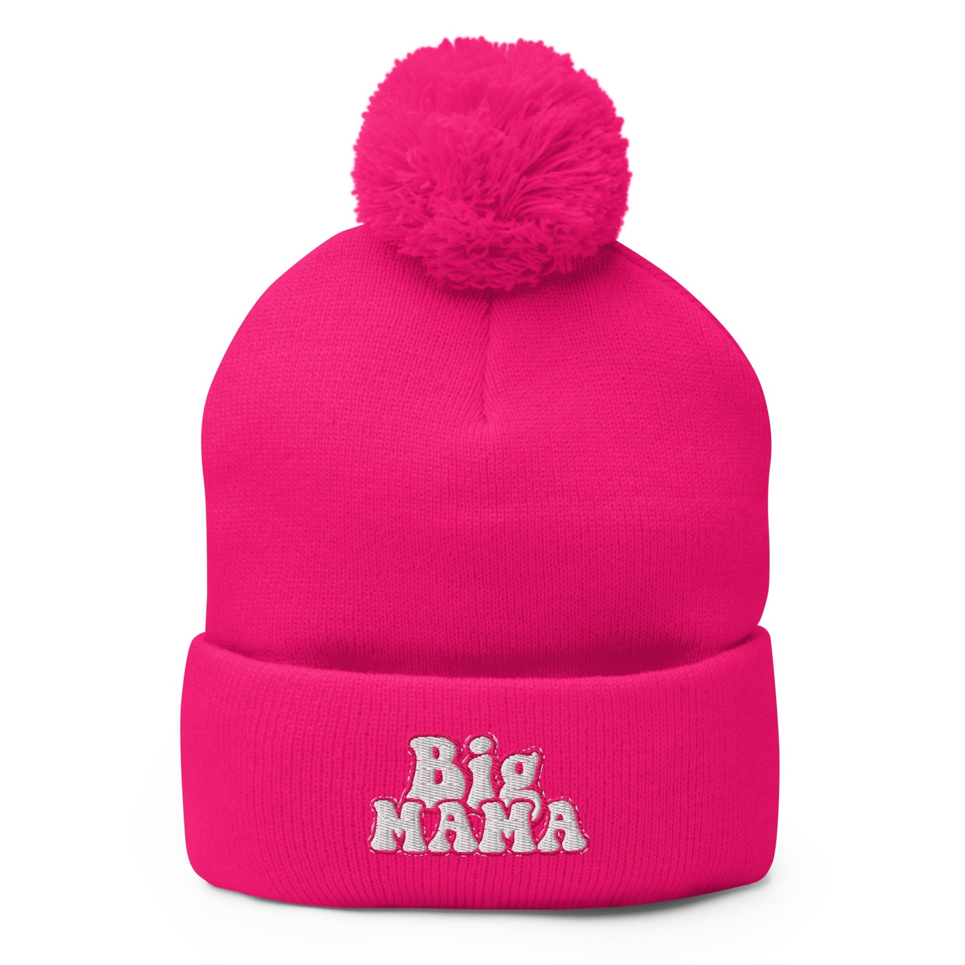They Call Me "BigMama" Pom-Pom Beanie Pretty Junkie Apparel