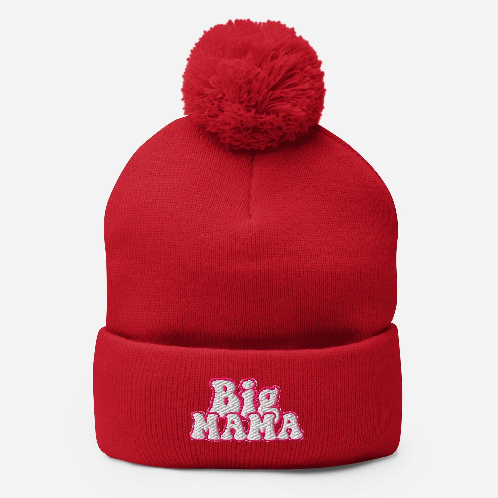 They Call Me "BigMama" Pom-Pom Beanie Pretty Junkie Apparel