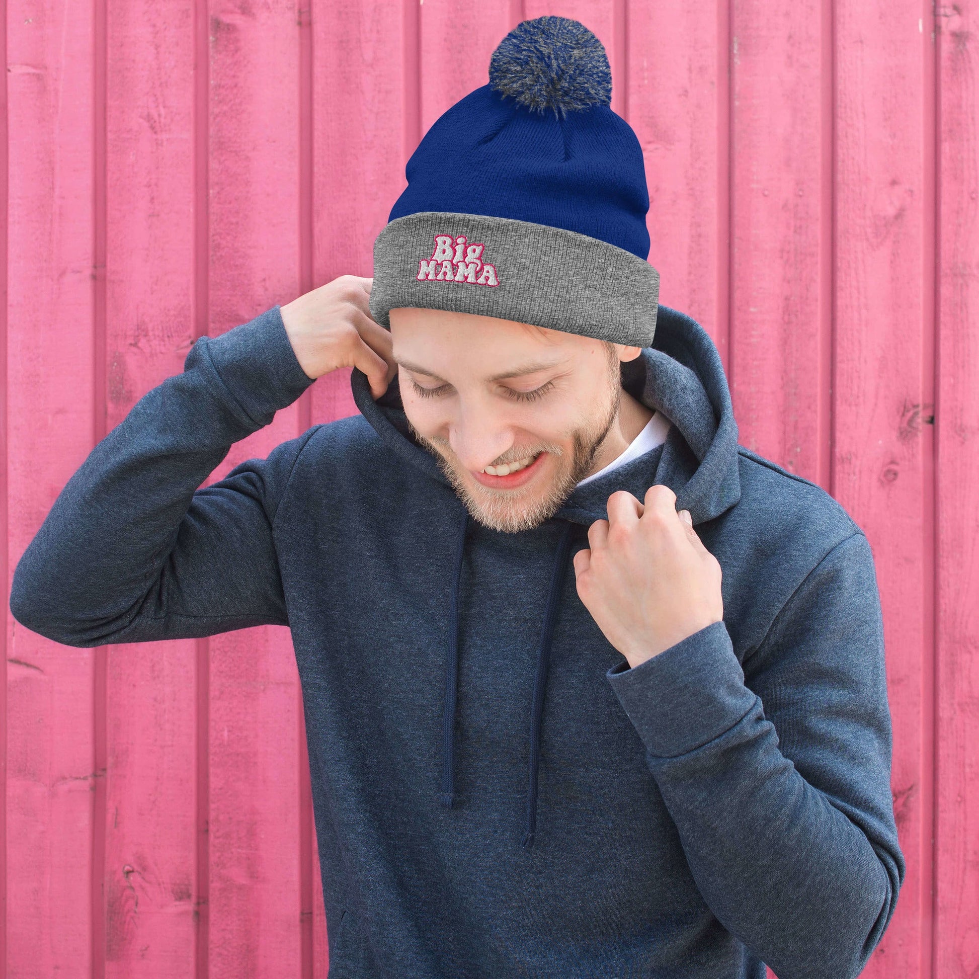 They Call Me "BigMama" Pom-Pom Beanie Pretty Junkie Apparel