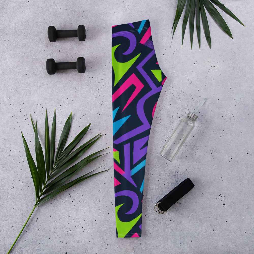 Pretty Junkie Apparel neon electric leggings - High-Waist - Pretty Junkie Apparel