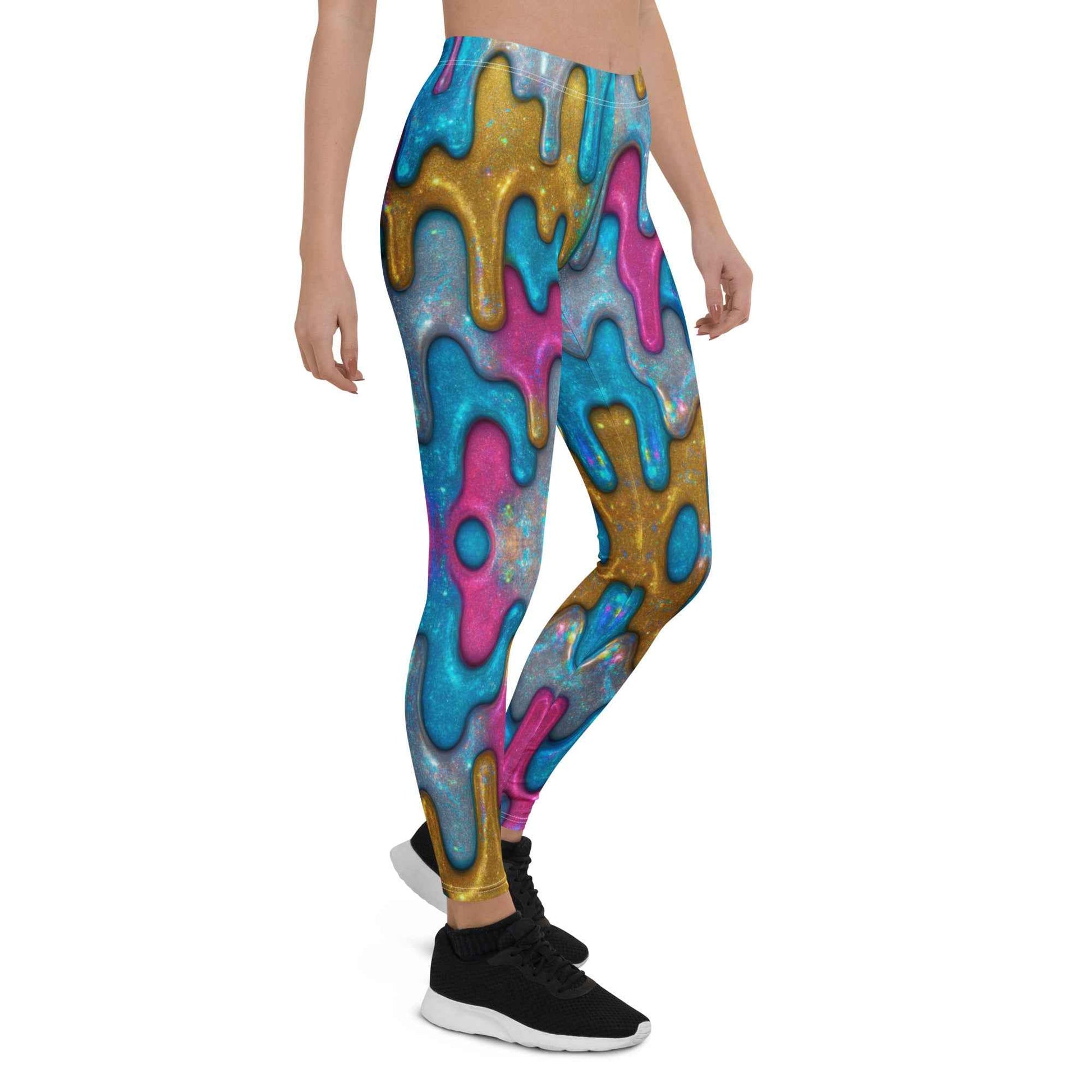 Pretty Junkie Apparel neon electric leggings - High-Waist - Pretty Junkie Apparel