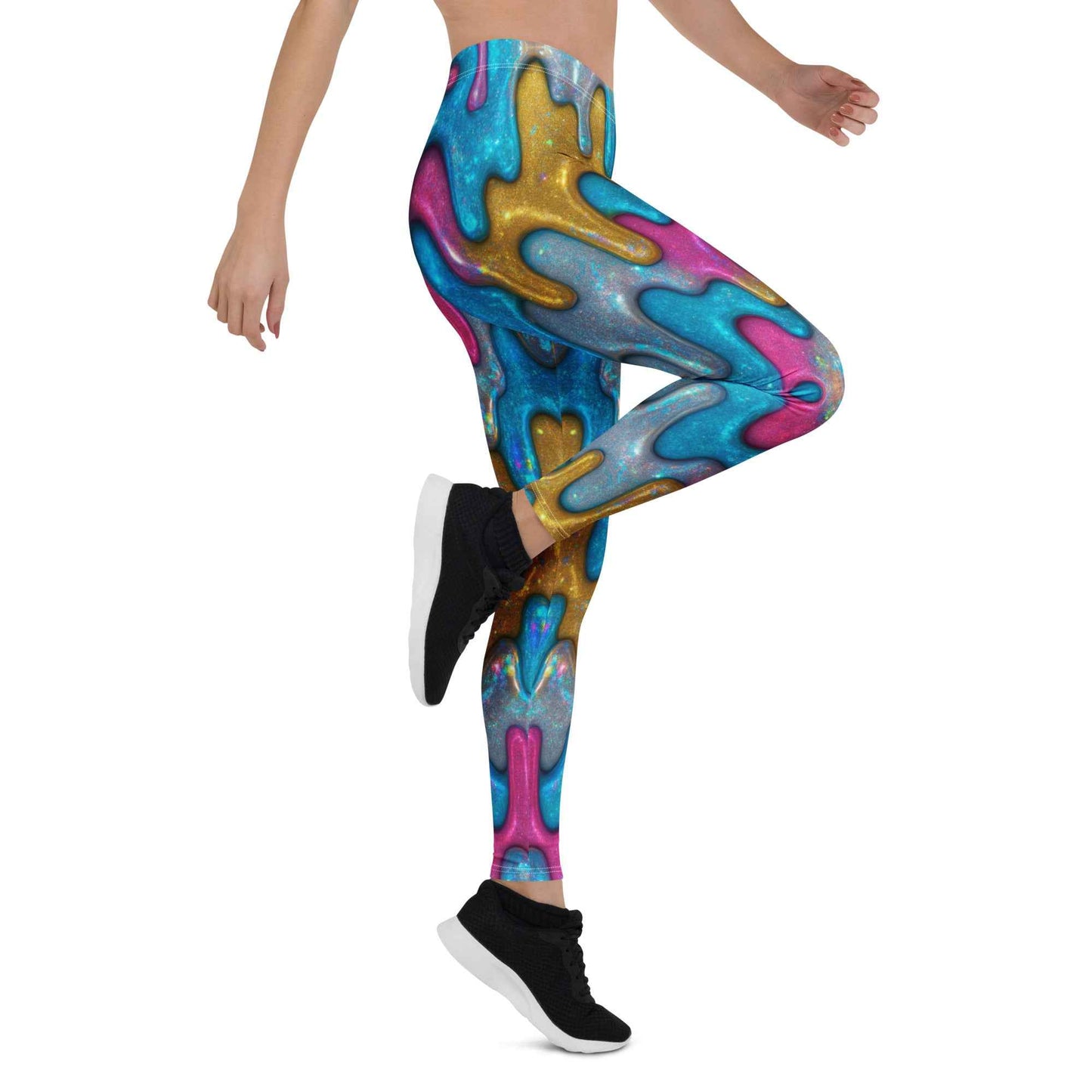Pretty Junkie Apparel neon electric leggings - High-Waist - Pretty Junkie Apparel