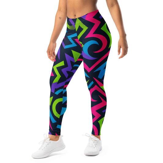 Pretty Junkie Apparel neon electric leggings - High-Waist - Pretty Junkie Apparel