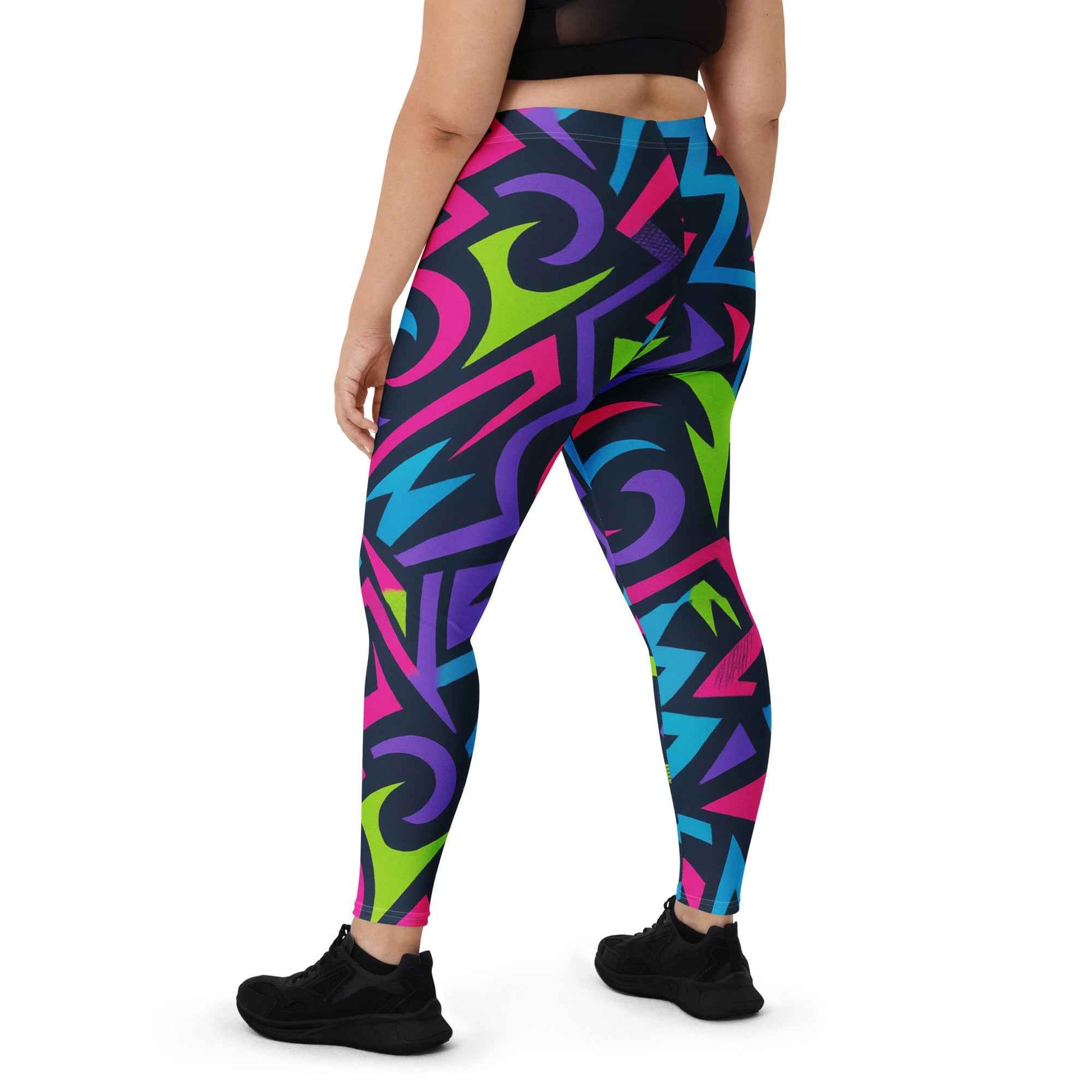 Pretty Junkie Apparel neon electric leggings - High-Waist - Pretty Junkie Apparel