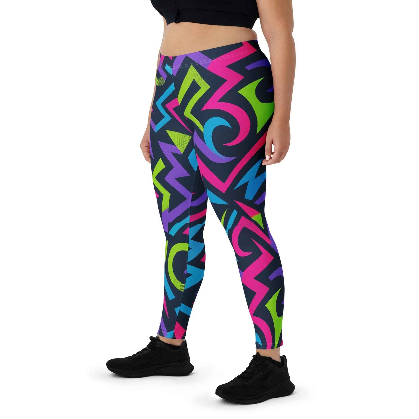Pretty Junkie Apparel neon electric leggings - High-Waist - Pretty Junkie Apparel
