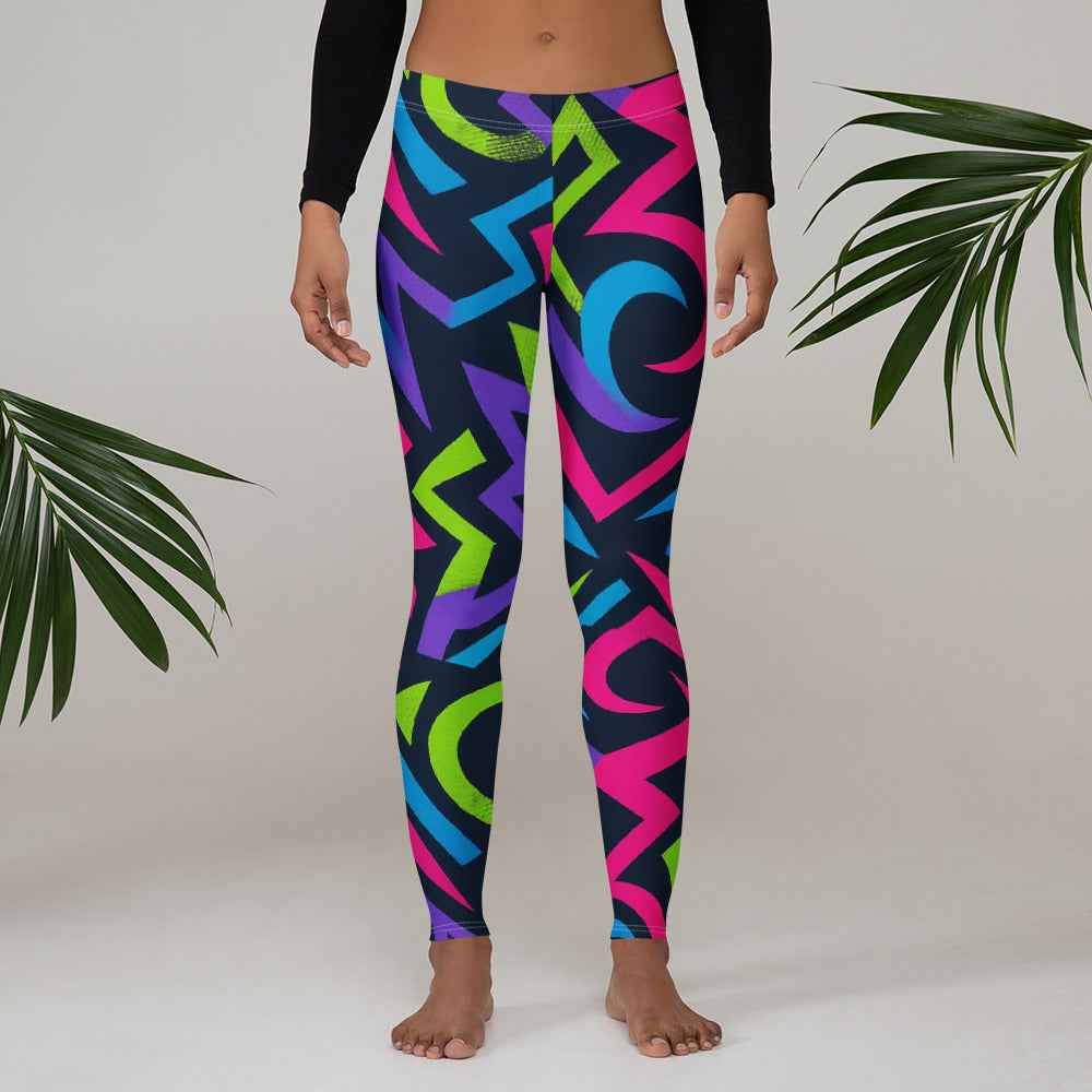 Pretty Junkie Apparel neon electric leggings - High-Waist - Pretty Junkie Apparel