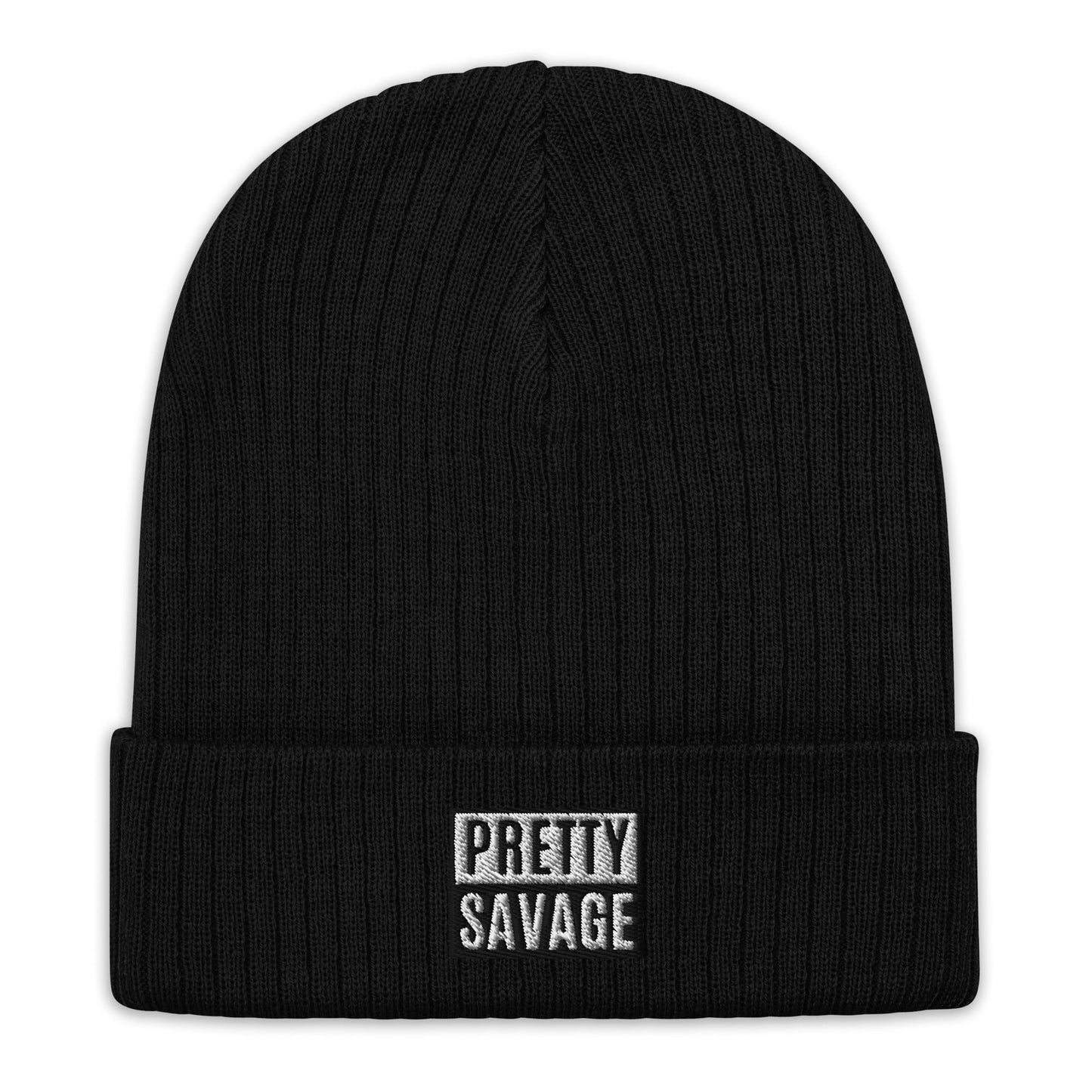 Pretty Savage Ribbed knit beanie Pretty Junkie Apparel