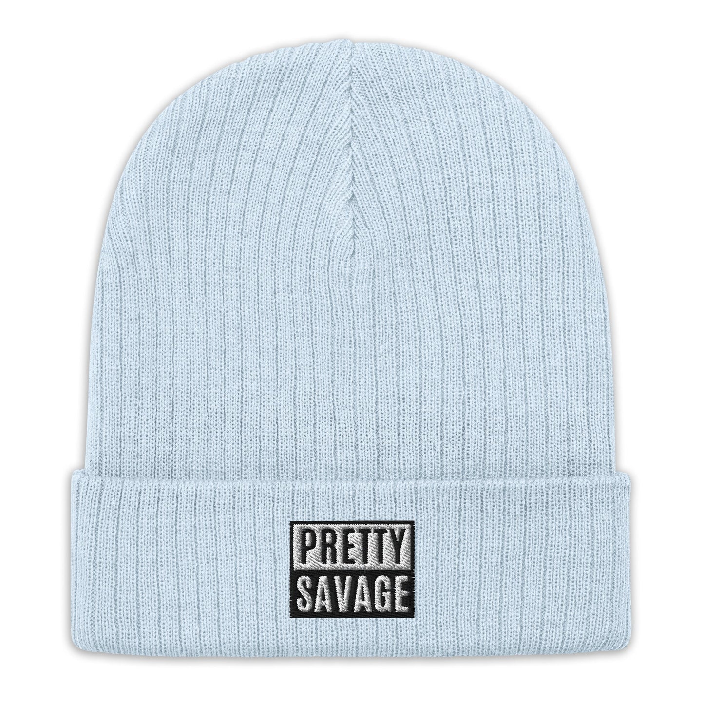 Pretty Savage Ribbed knit beanie Pretty Junkie Apparel