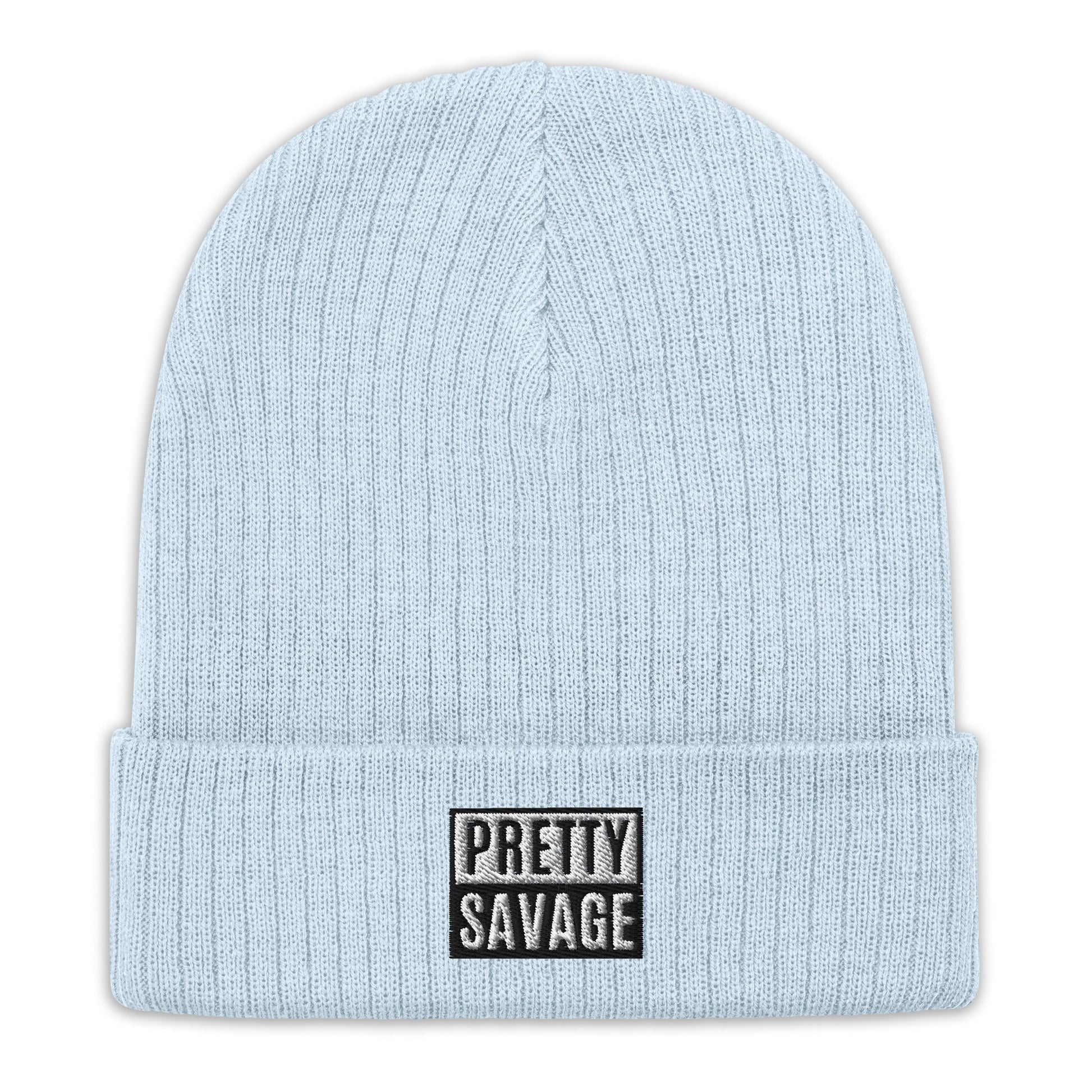 Pretty Savage Ribbed knit beanie Pretty Junkie Apparel