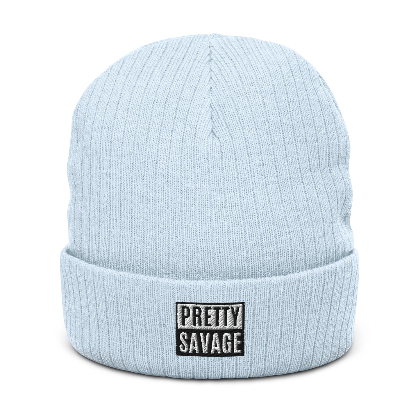 Pretty Savage Ribbed knit beanie Pretty Junkie Apparel