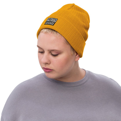 Pretty Savage Ribbed knit beanie Pretty Junkie Apparel