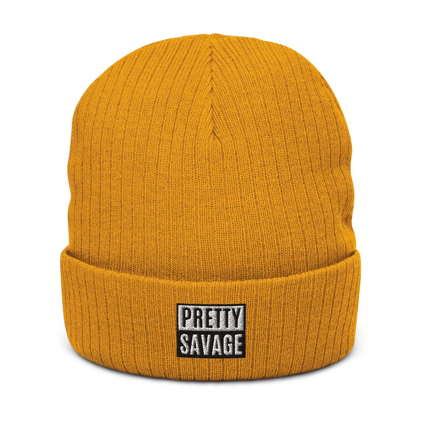 Pretty Savage Ribbed knit beanie Pretty Junkie Apparel
