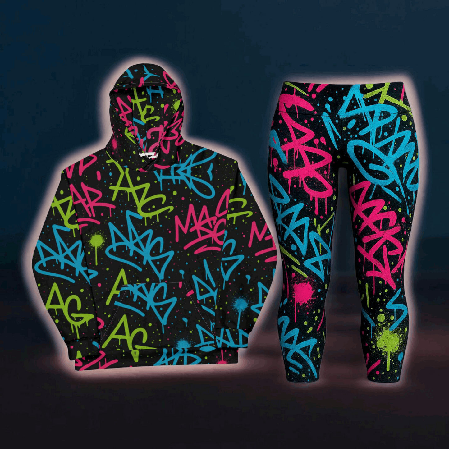Graffiti Splash Essential Hoodie Pretty Junkie Apparel