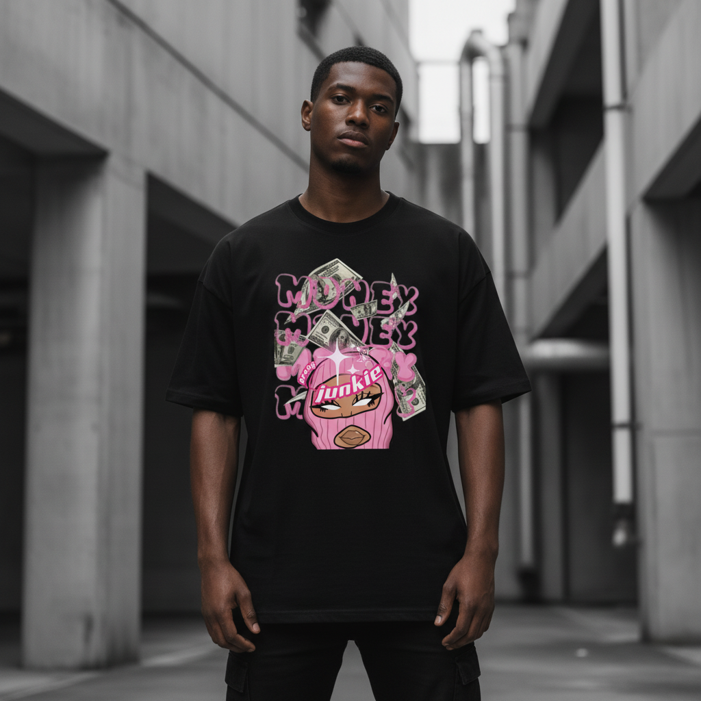 Pink Money Cotton T-Shirt