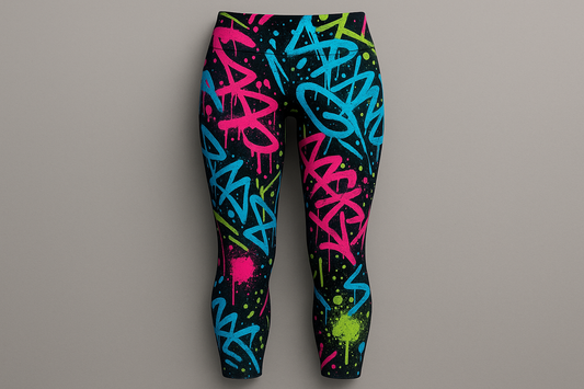 Graffiti Splash Leggings - Pretty Junkie Apparel