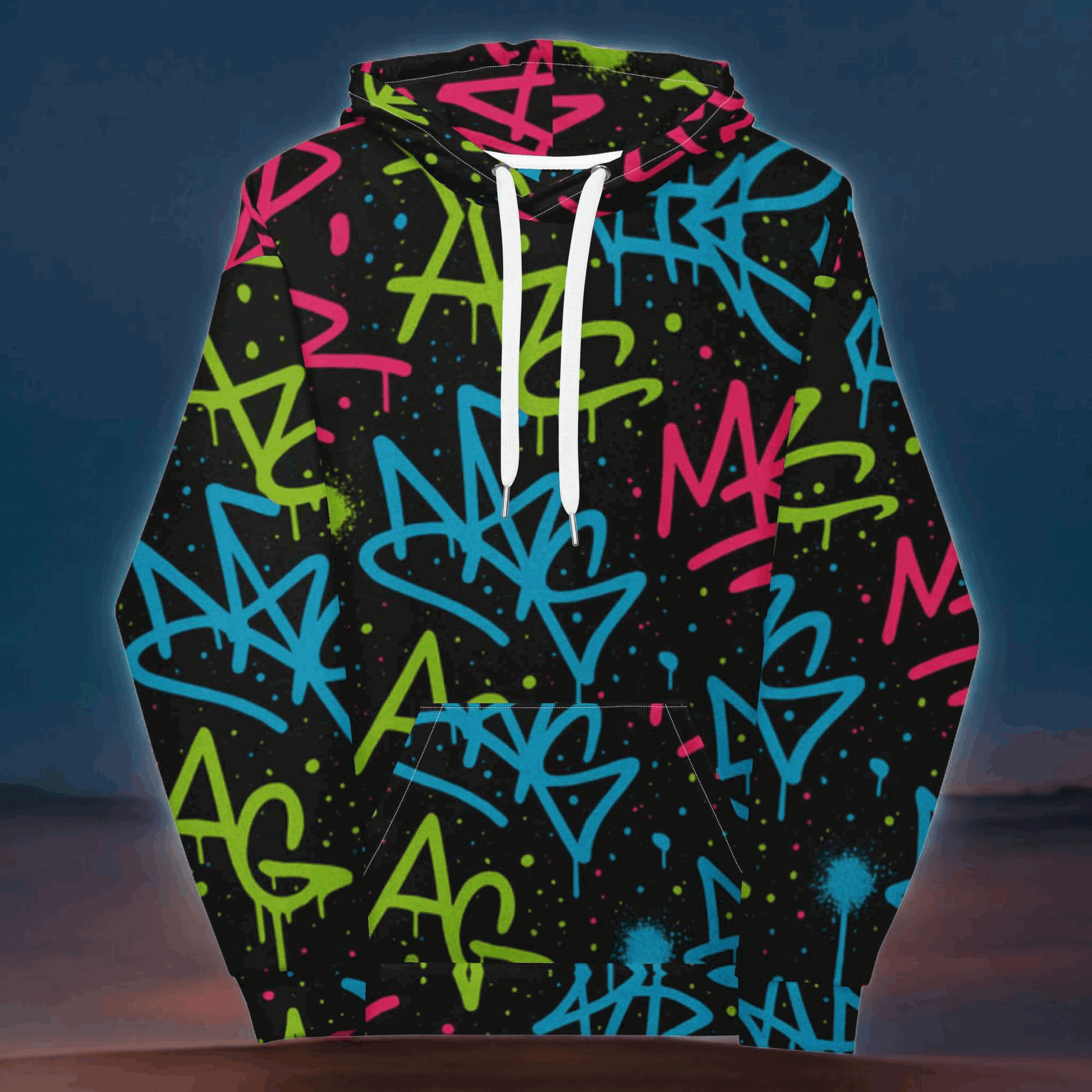 Graffiti Splash Essential Hoodie Pretty Junkie Apparel