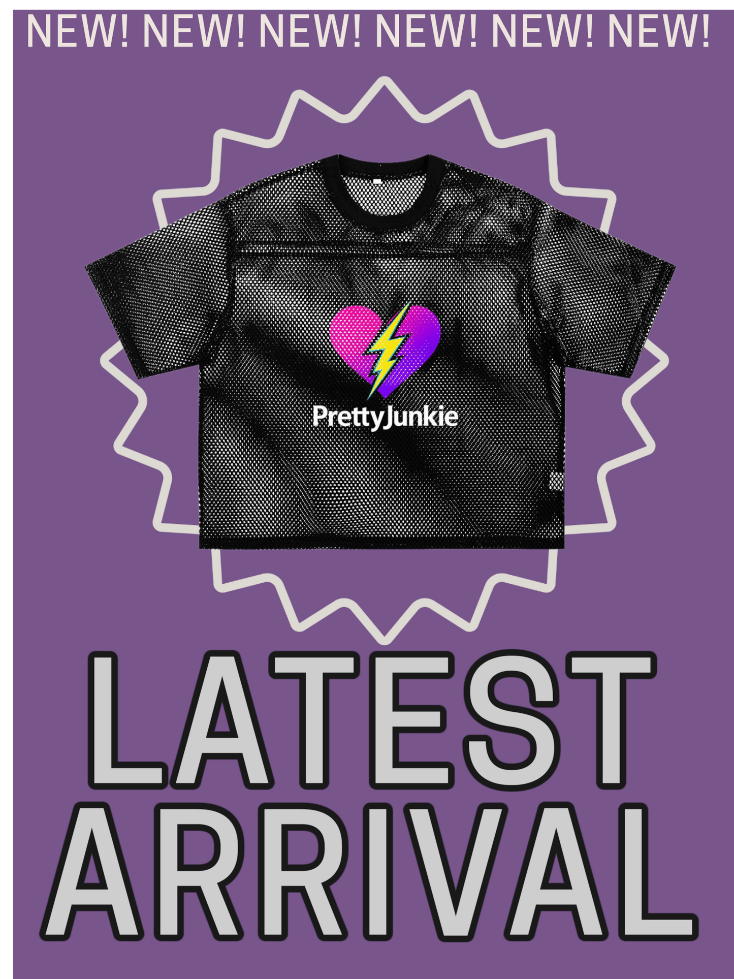 PRETTYJUNKIE Mesh Street Tee ODMPOD