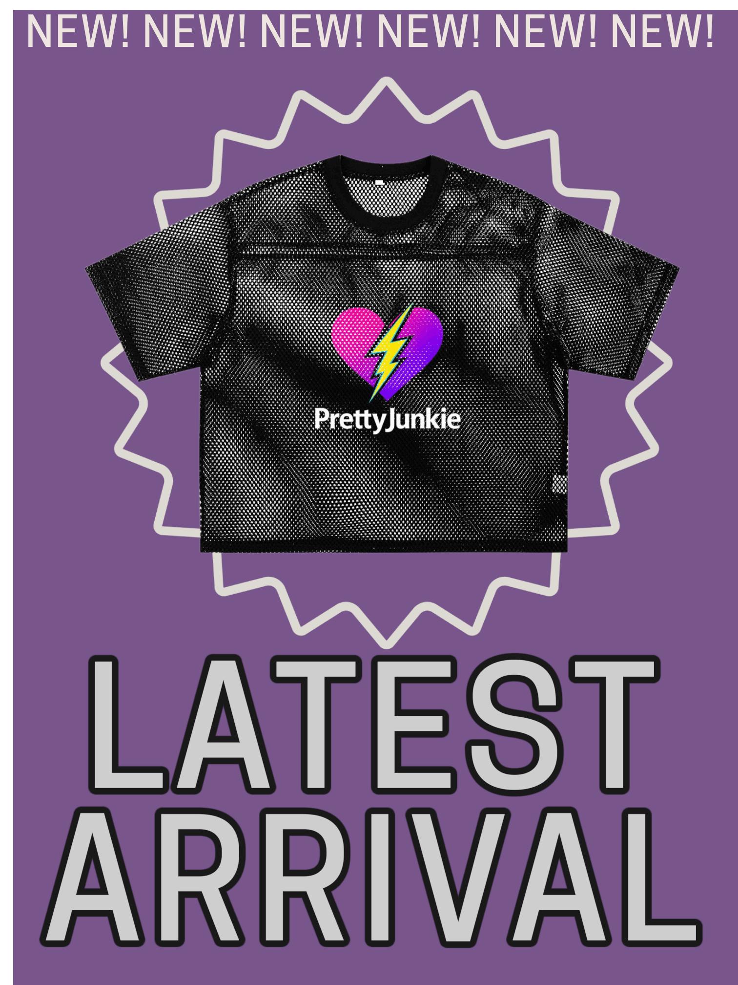 PRETTYJUNKIE Mesh Street Tee ODMPOD