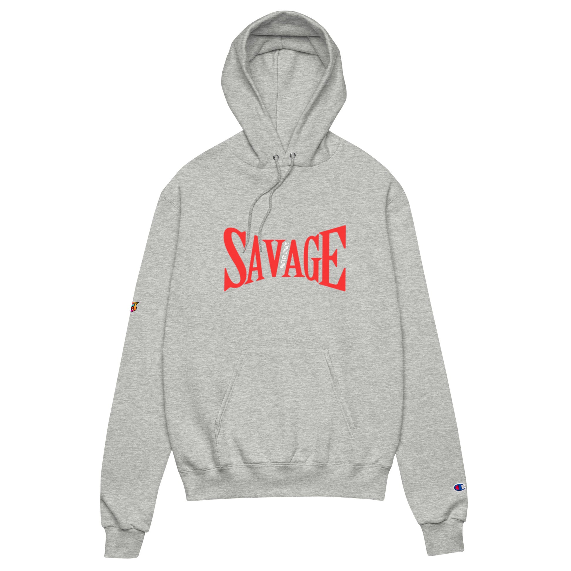 Junkie + Champion Exclusive Savage Hoodie - Pretty Junkie Apparel