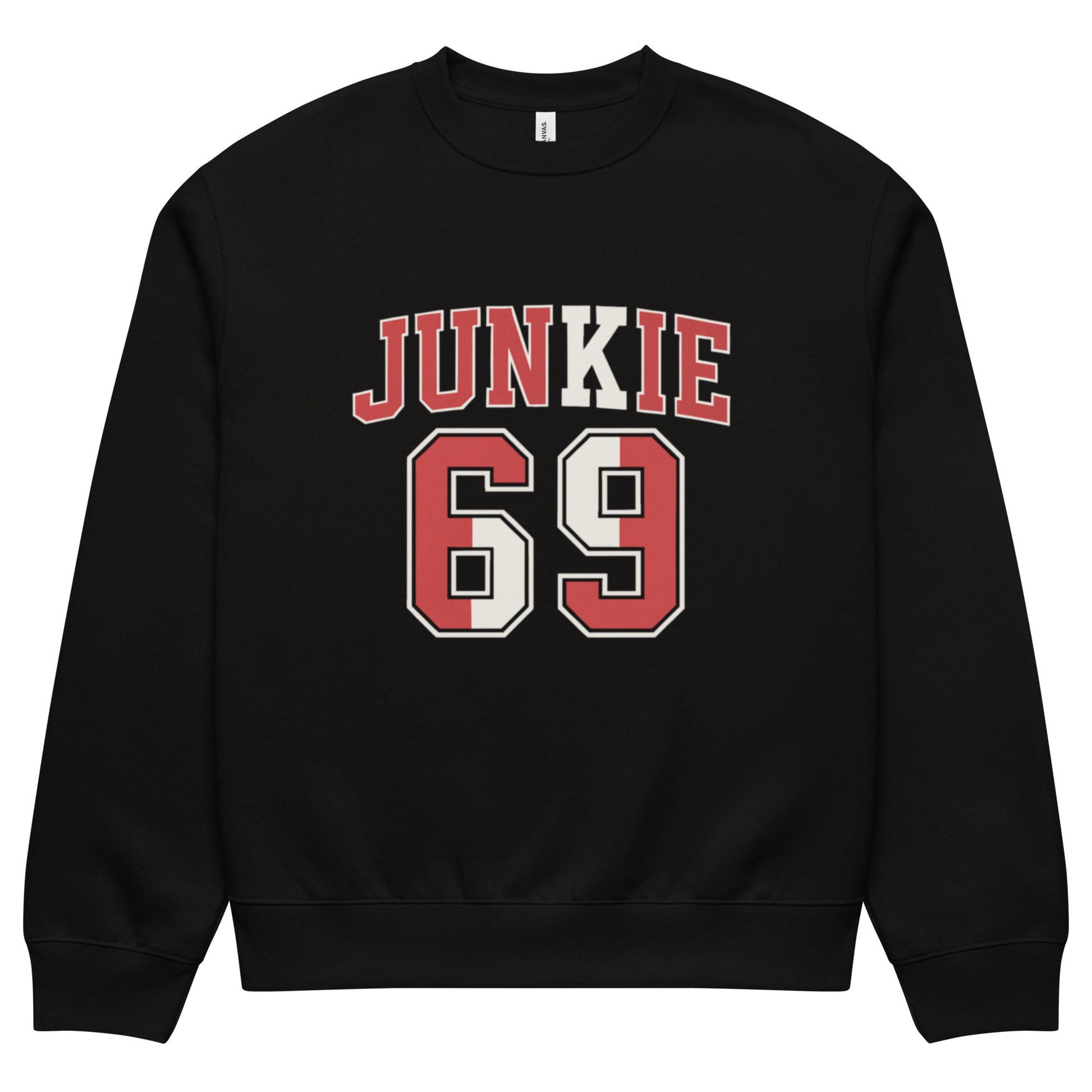 Oversized Fleece Sweatshirt - Junkie 69 Pretty Junkie Apparel