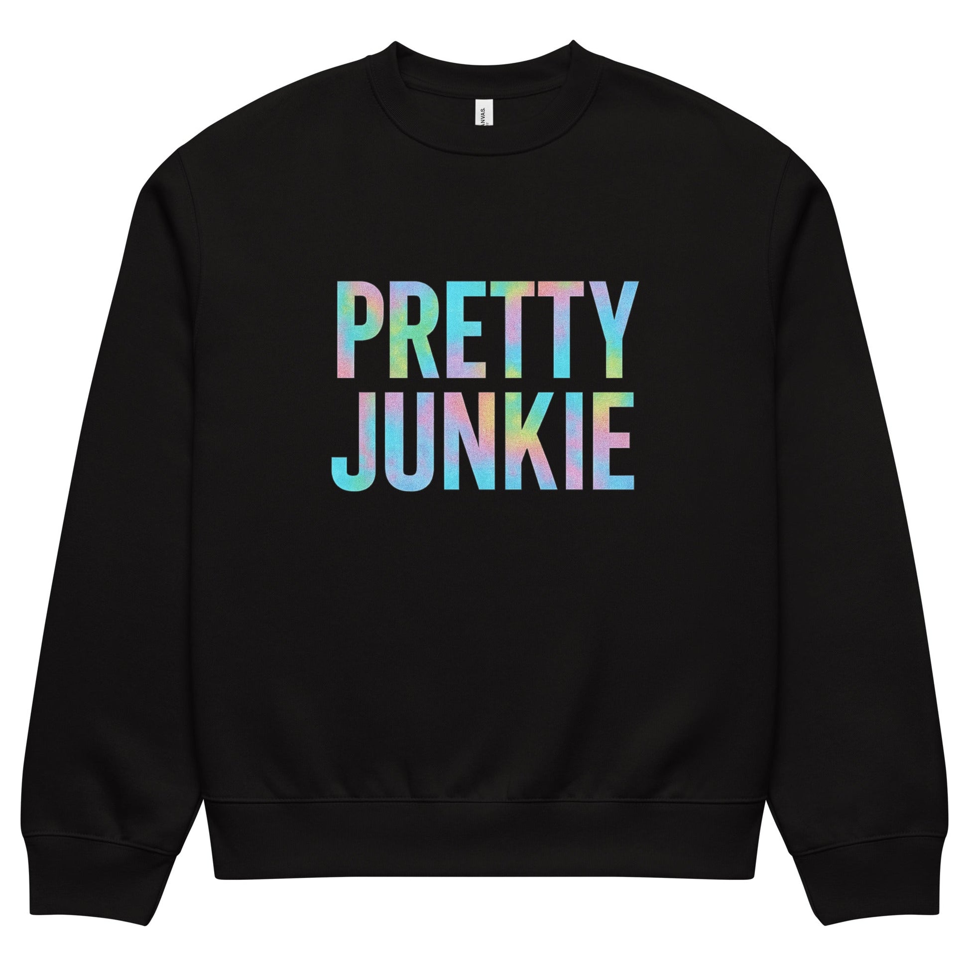 Holographic Print Oversized Fleece Sweatshirt PrettyJunkie® | Junkie Wear