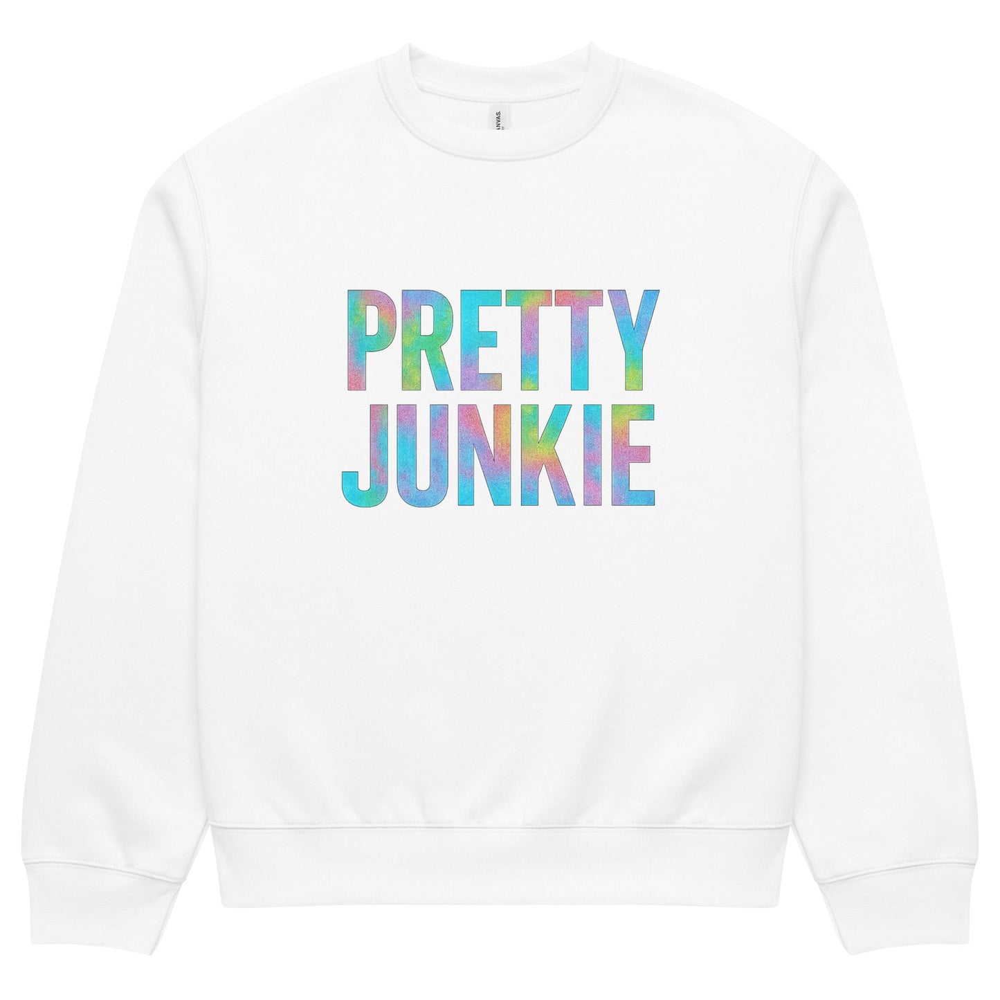 Holographic Print Oversized Fleece Sweatshirt PrettyJunkie® | Junkie Wear