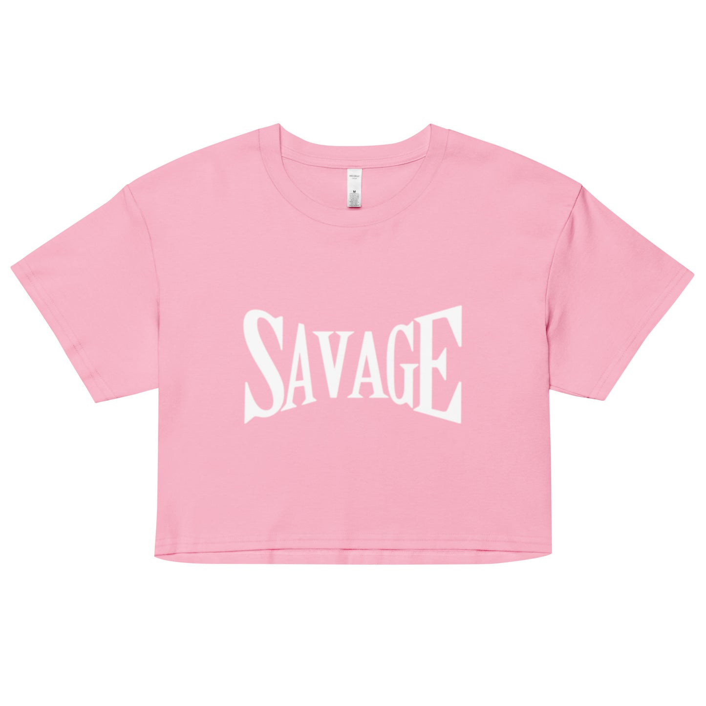 Official Savage 100% Cotton Crop Tee - Pretty Junkie Apparel