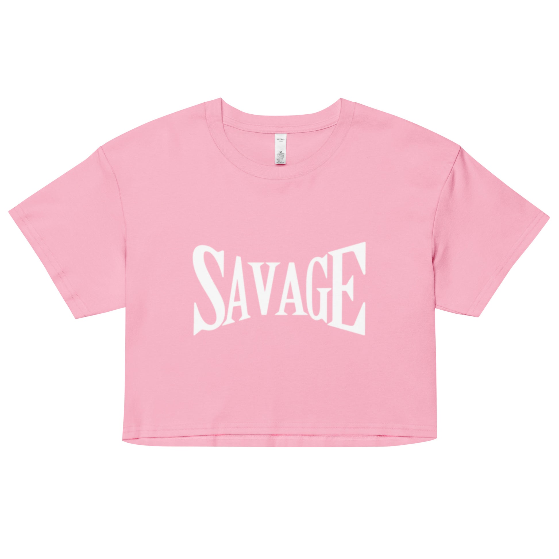 Official Savage 100% Cotton Crop Tee - Pretty Junkie Apparel