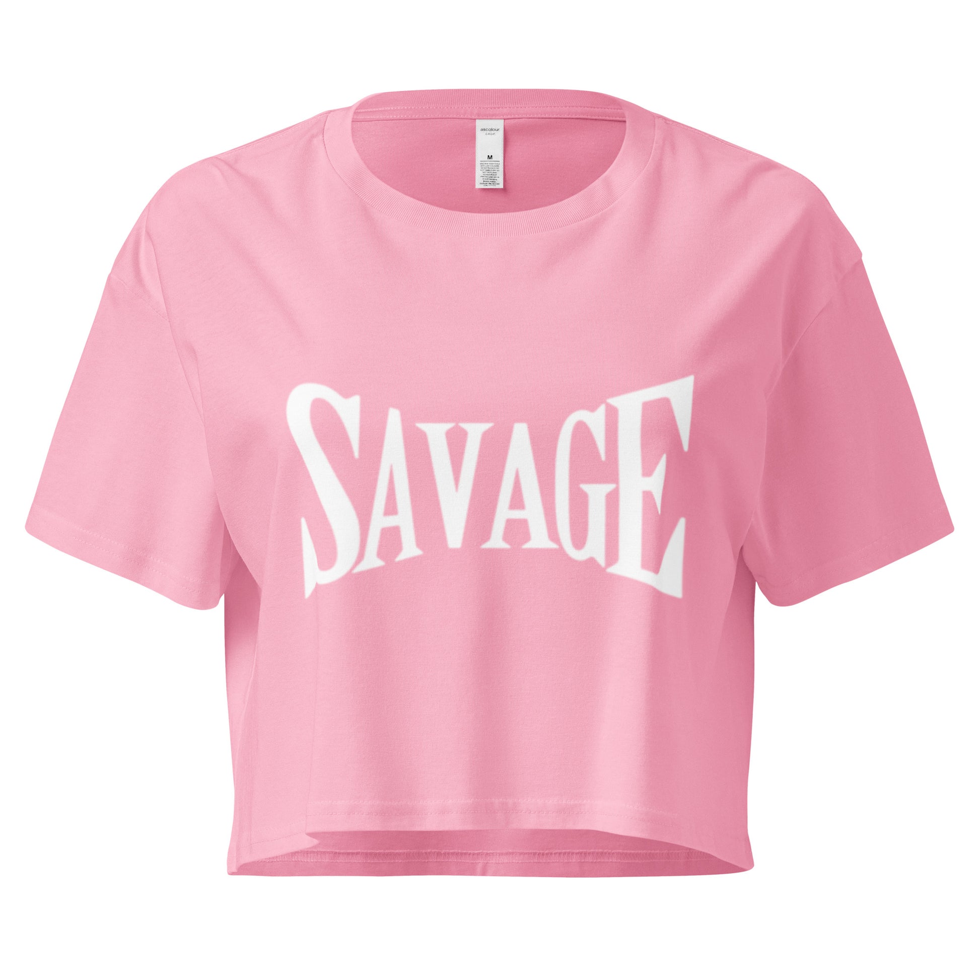 Official Savage 100% Cotton Crop Tee - Pretty Junkie Apparel